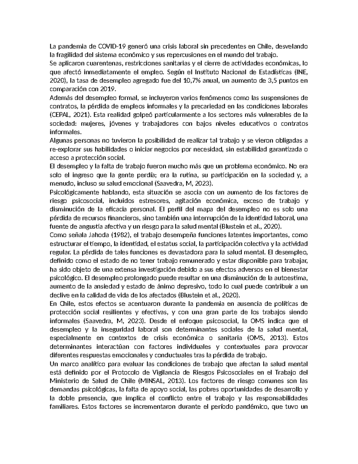 La pandemia de Covid - La pandemia de COVID-19 generó una crisis ...