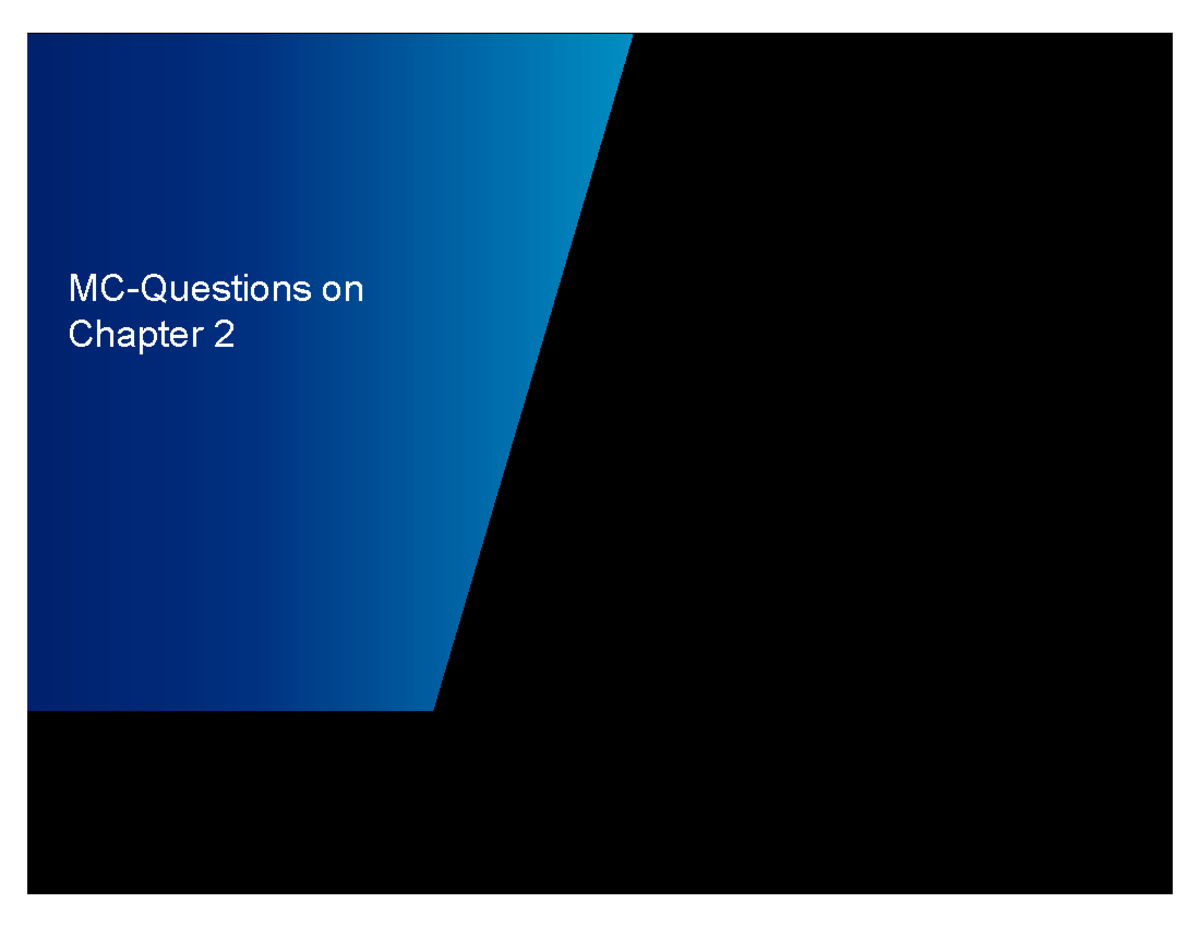 Financial Accounting Exam MC Questions - Chapter 2 Concepts - Studocu