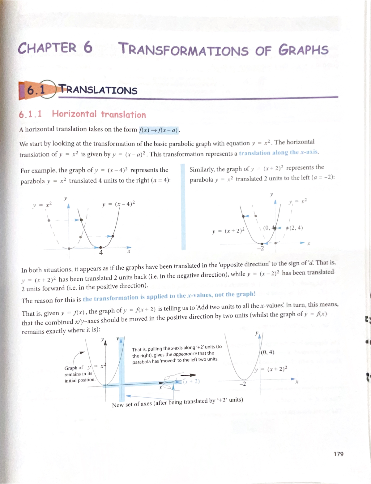 Mathematics HL (Core) Chapter 6: Graph Transformations (Pages 179-202 ...