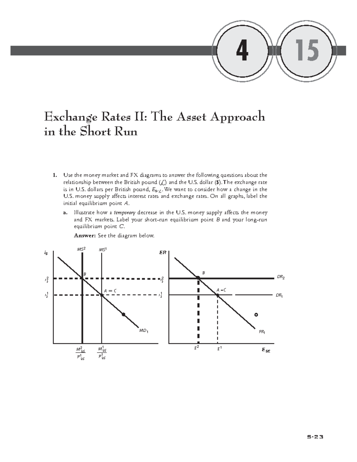 Exchange Rates II Analysis: Chapter 4 Practice Solutions - Studocu