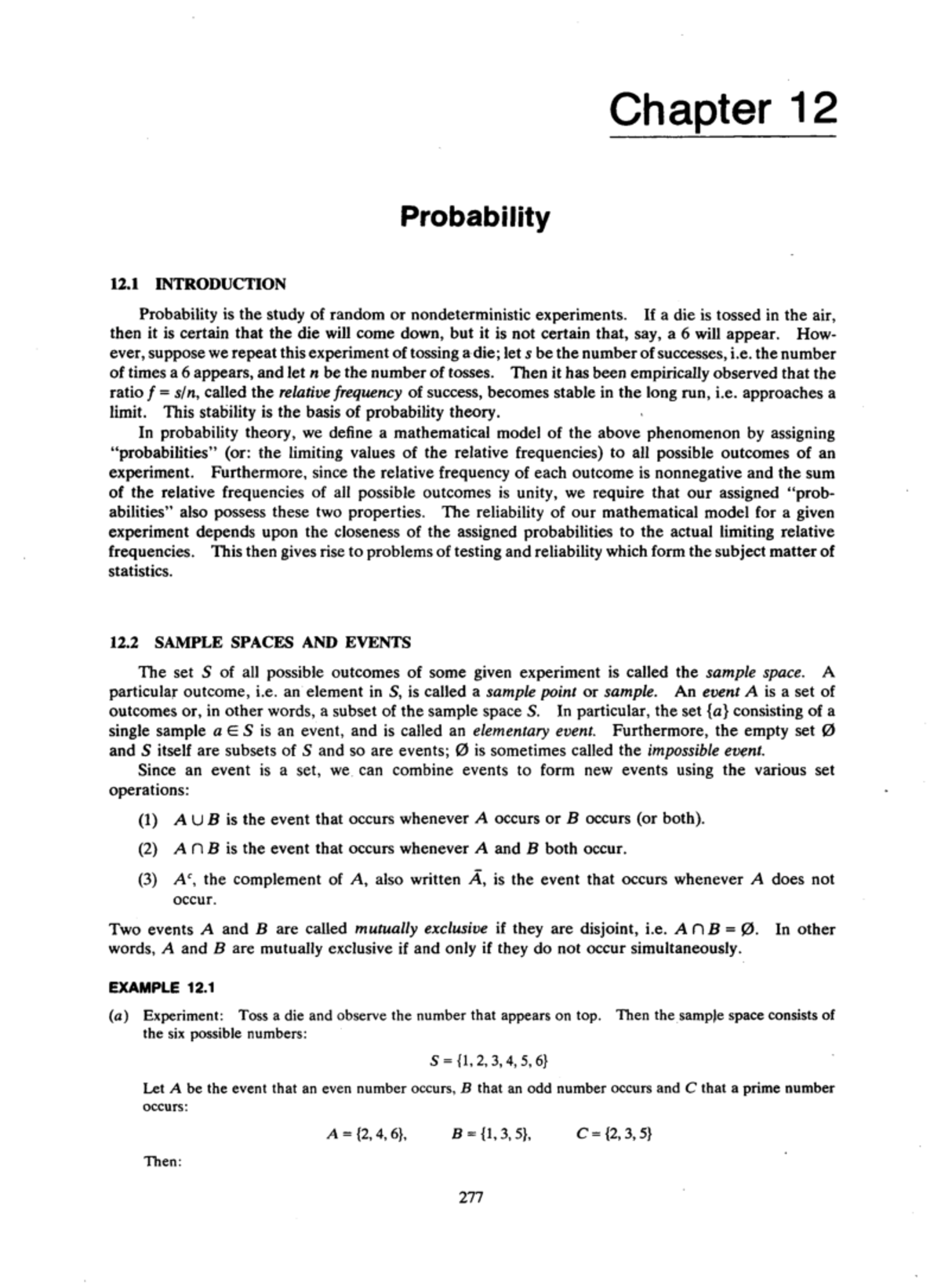 Chapter 12: Introduction to Probability Concepts and Applications - Studocu