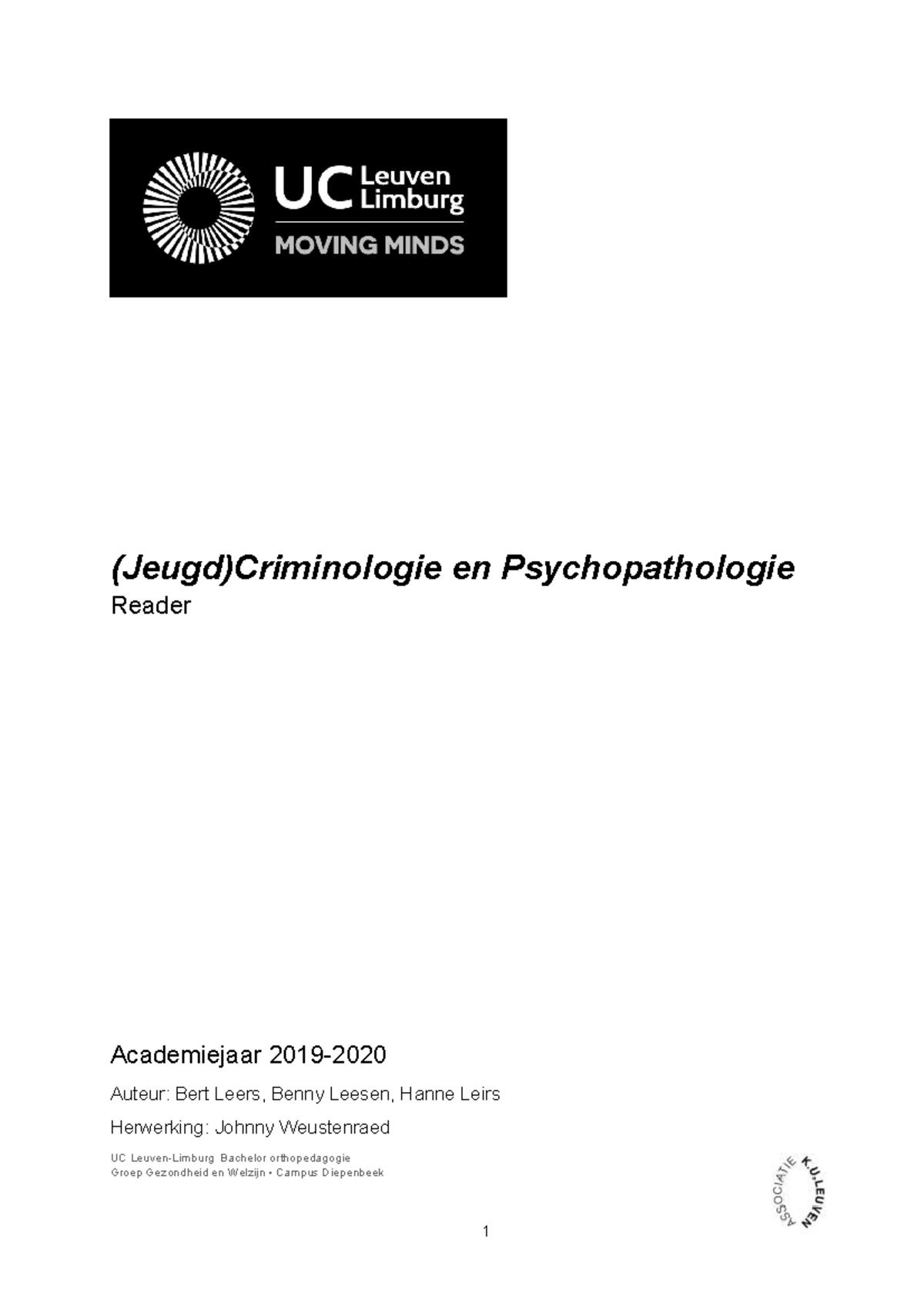 Reader JCPP Crisis Reguleren Deel 1: Omgaan met Agressie en Gedrag ...