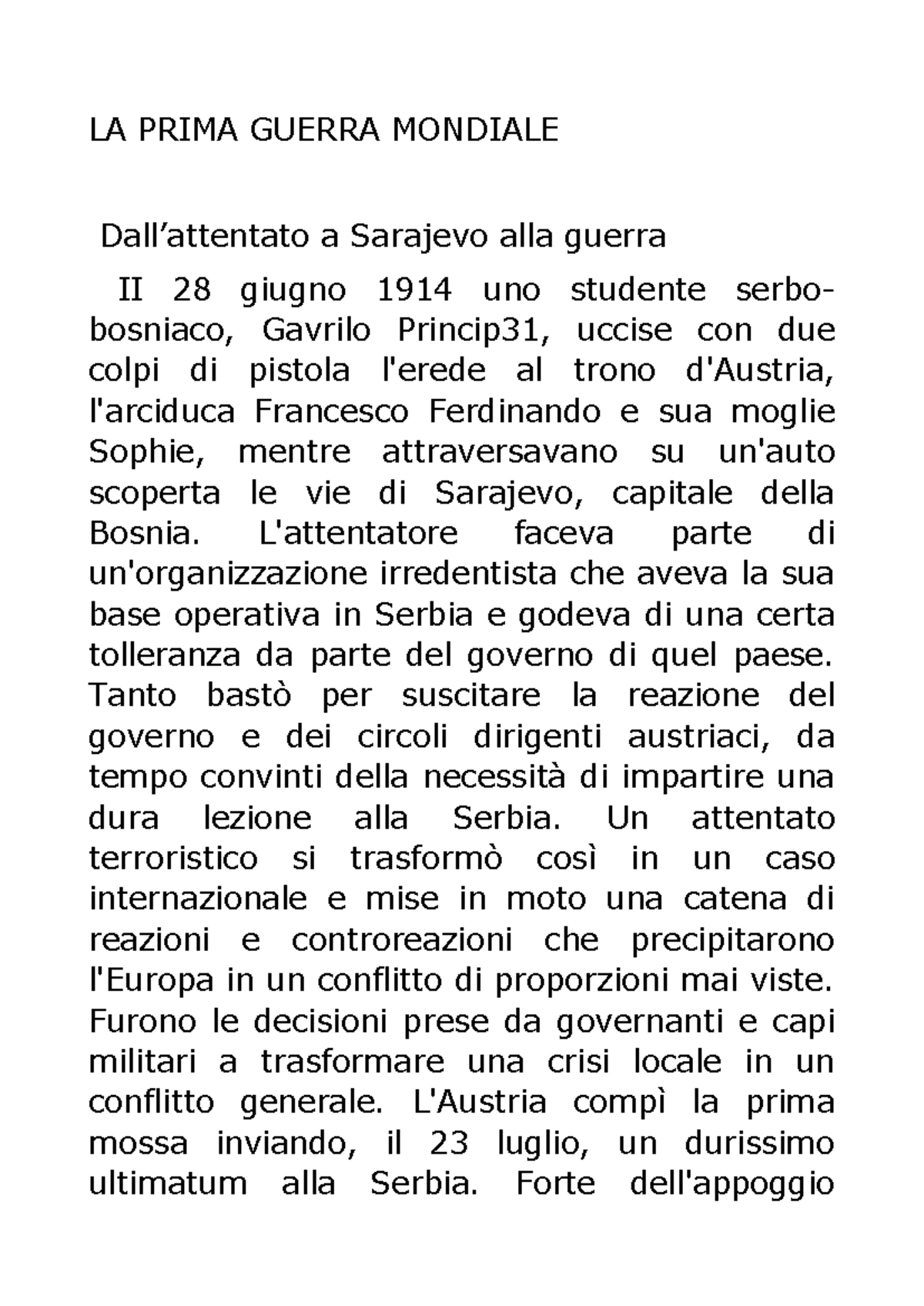 la-prima-guerra-mondiale-cause-sviluppi-e-conseguenze-studocu