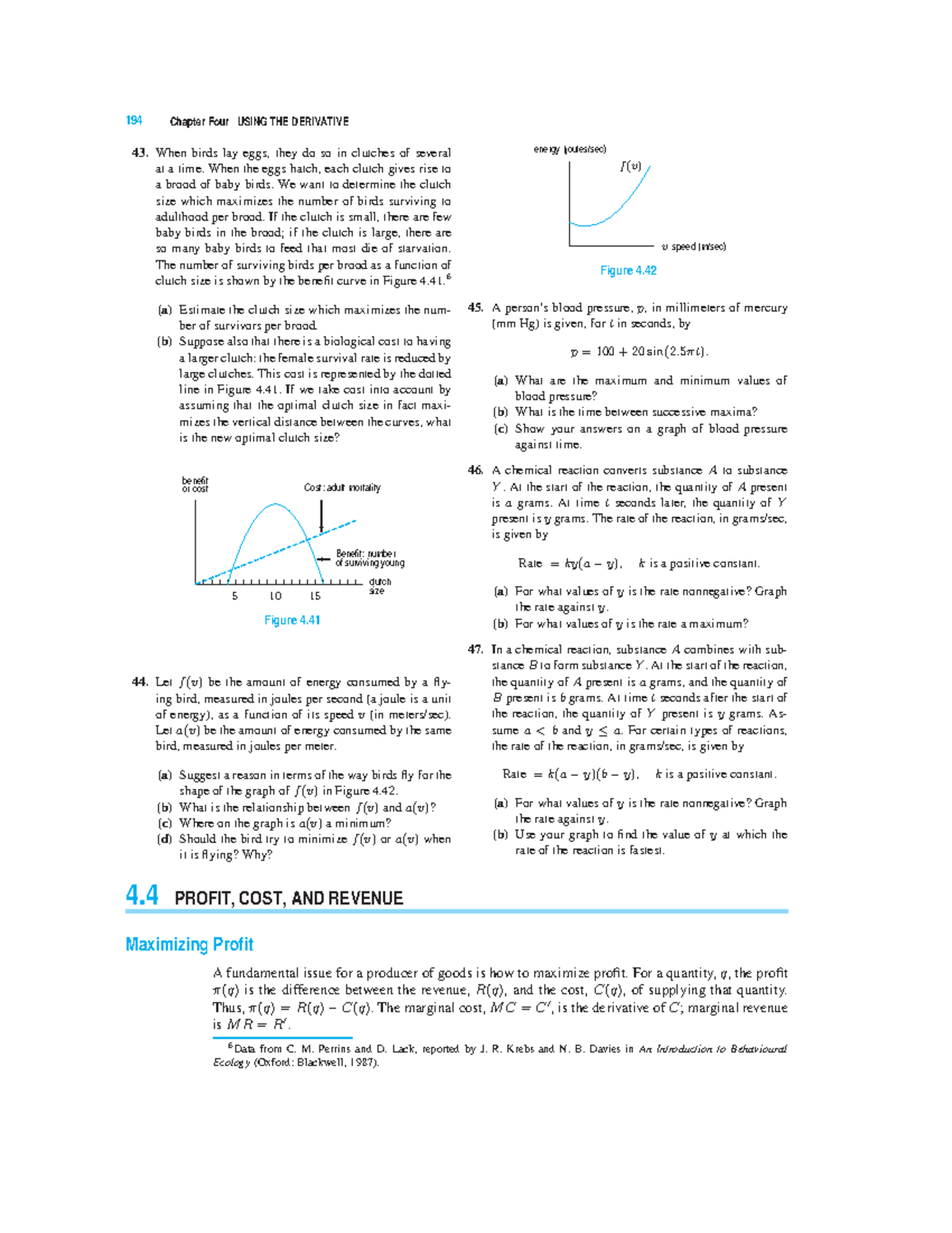 C1 Economic and business - 194 Chapter Four USING THE DERIVATIVE 43 ...