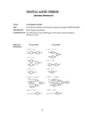 Lab 4 - lab reports - Digital system Design (LAB) LAB SPRING 2023 ...