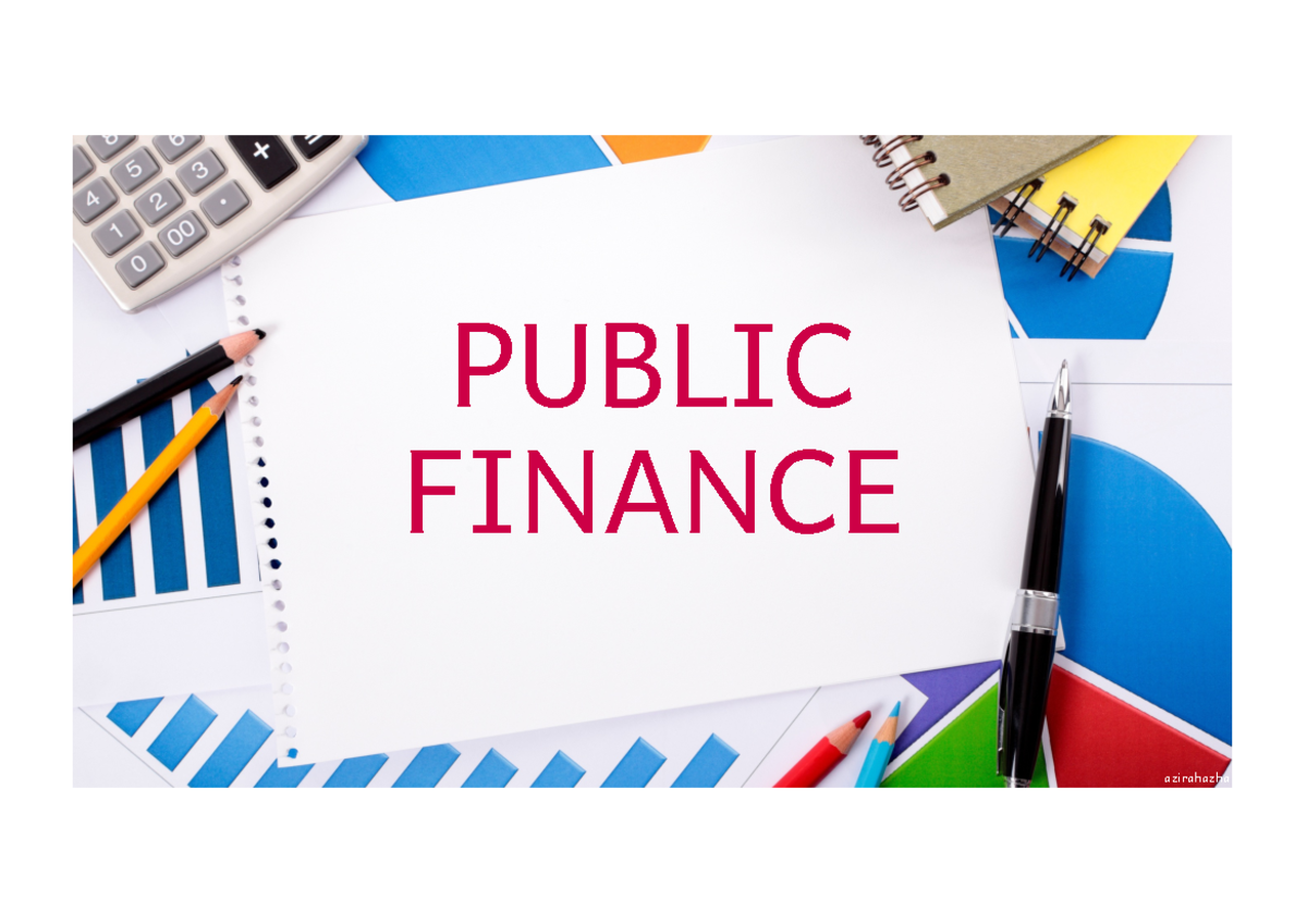 ECO211 Chapter 5 - Public Finance Concepts and Government Roles - Studocu