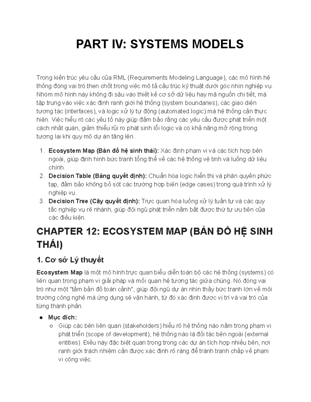 PART IV: SYSTEM MODELS - RML Requirements Modeling Language - Studocu