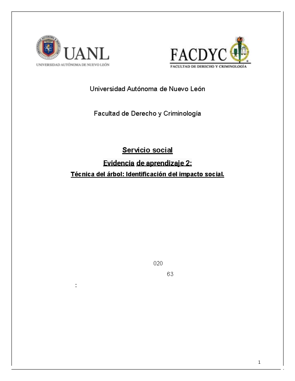 Evidencia de Aprendizaje 2: Técnica del Árbol y Alcoholismo 020 63 ...