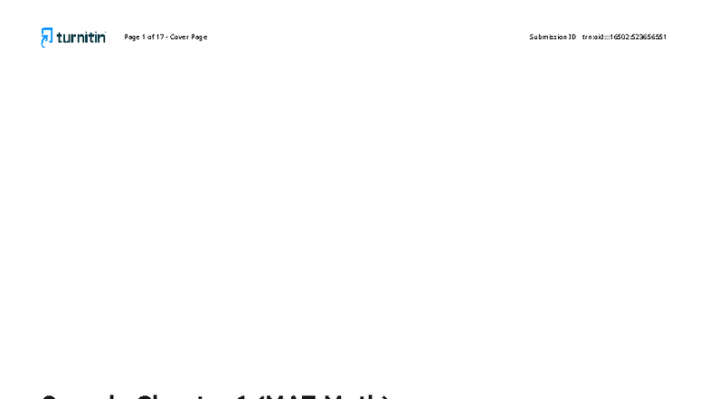 Enhancing ALS Learners' Math Readiness: CBL Modules (MAT Math) - Studocu