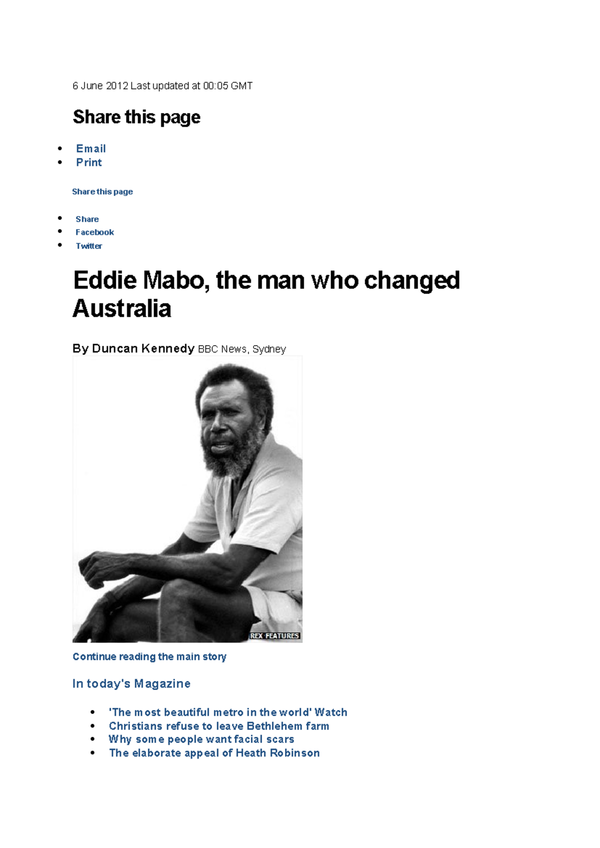 Eddie Mabo: A Landmark Biography on Land Rights and Legacy - Studocu
