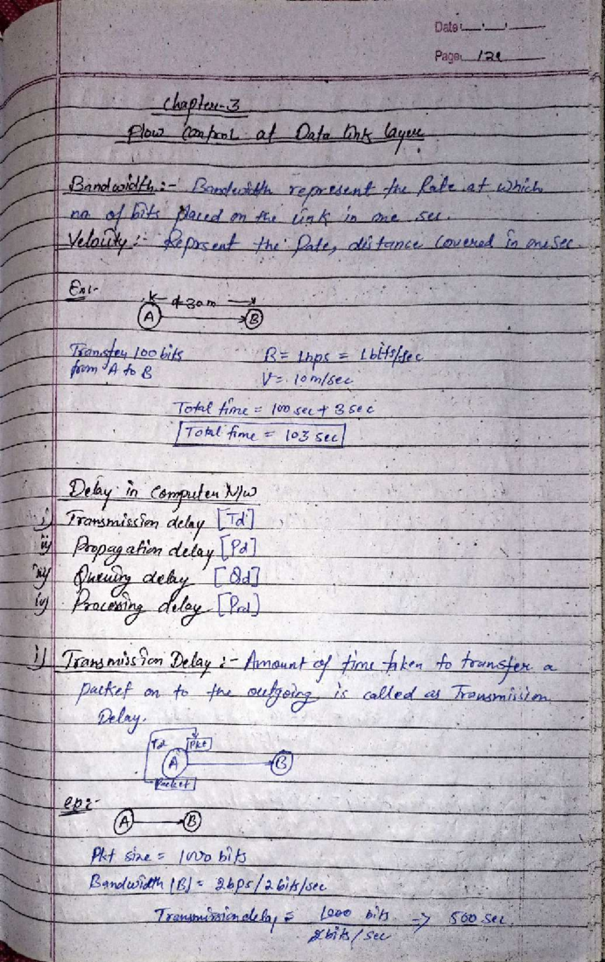 C N Chapter 3: Flow Control Mechanisms in Data Link Layer - Studocu