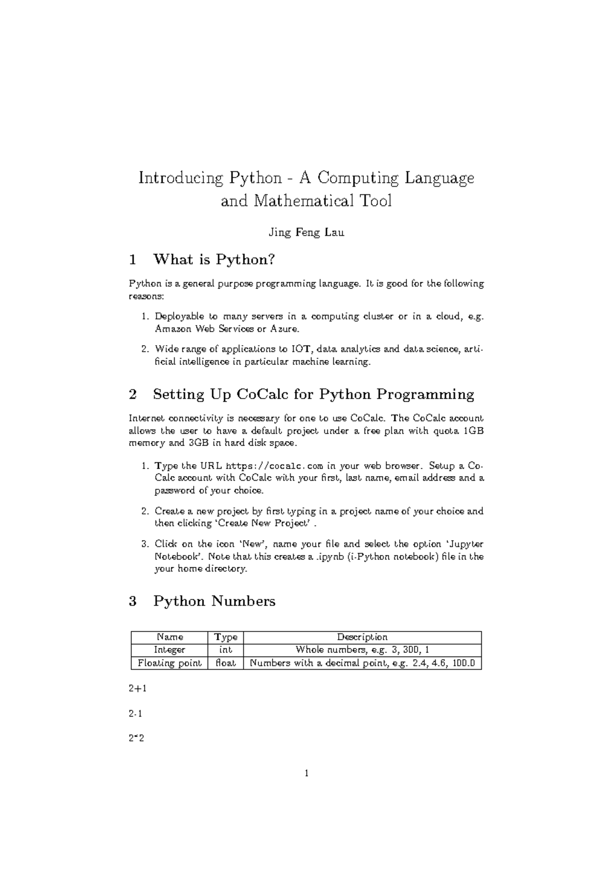 Python Programming Essentials - Overview & Setup Guide - Studocu
