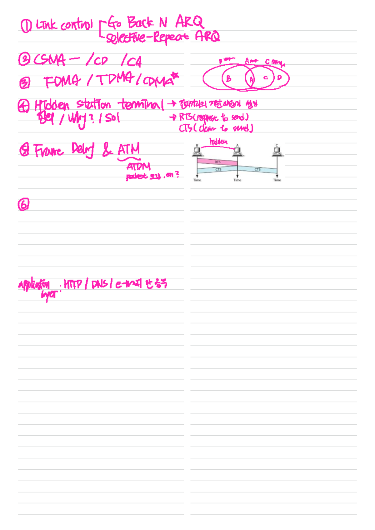 Go-Back-N ARQ and Error Control in Data Link Layer (CSMA/CD) - Studocu