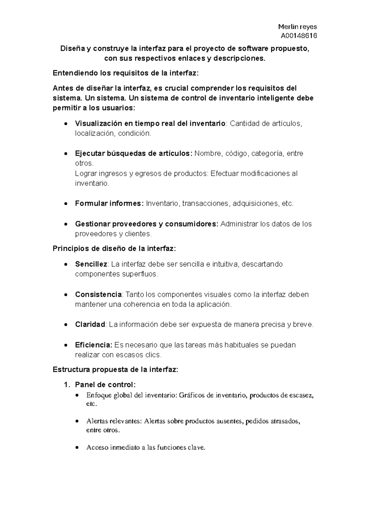 Merlin reyes 3.1 entregable - Merlin reyes A Diseña y construye la ...