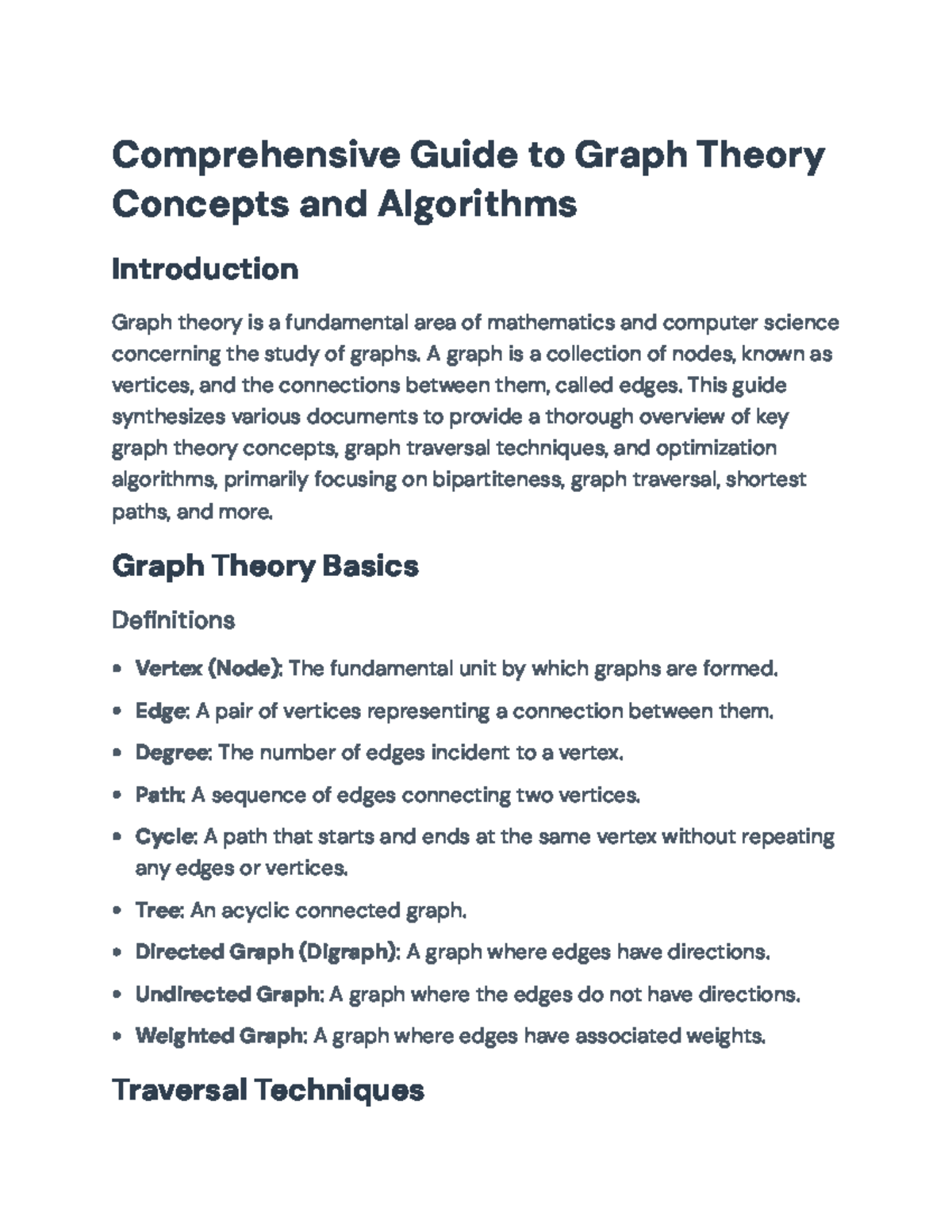 Comprehensive Guide to Graph Theory Concepts & Algorithms ...