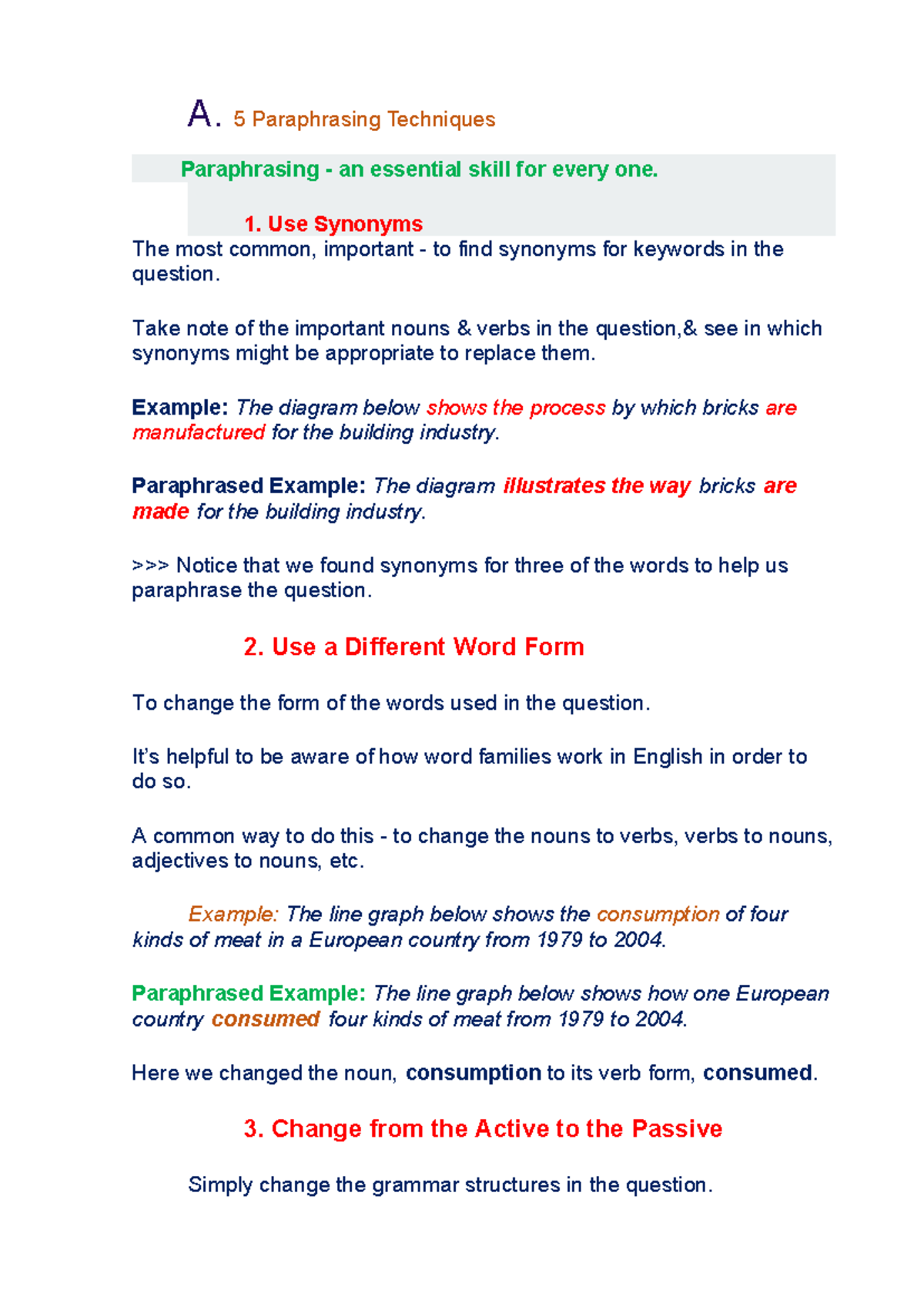 Paraphrasing & Summarizing Techniques: Essential Skills for Effective ...