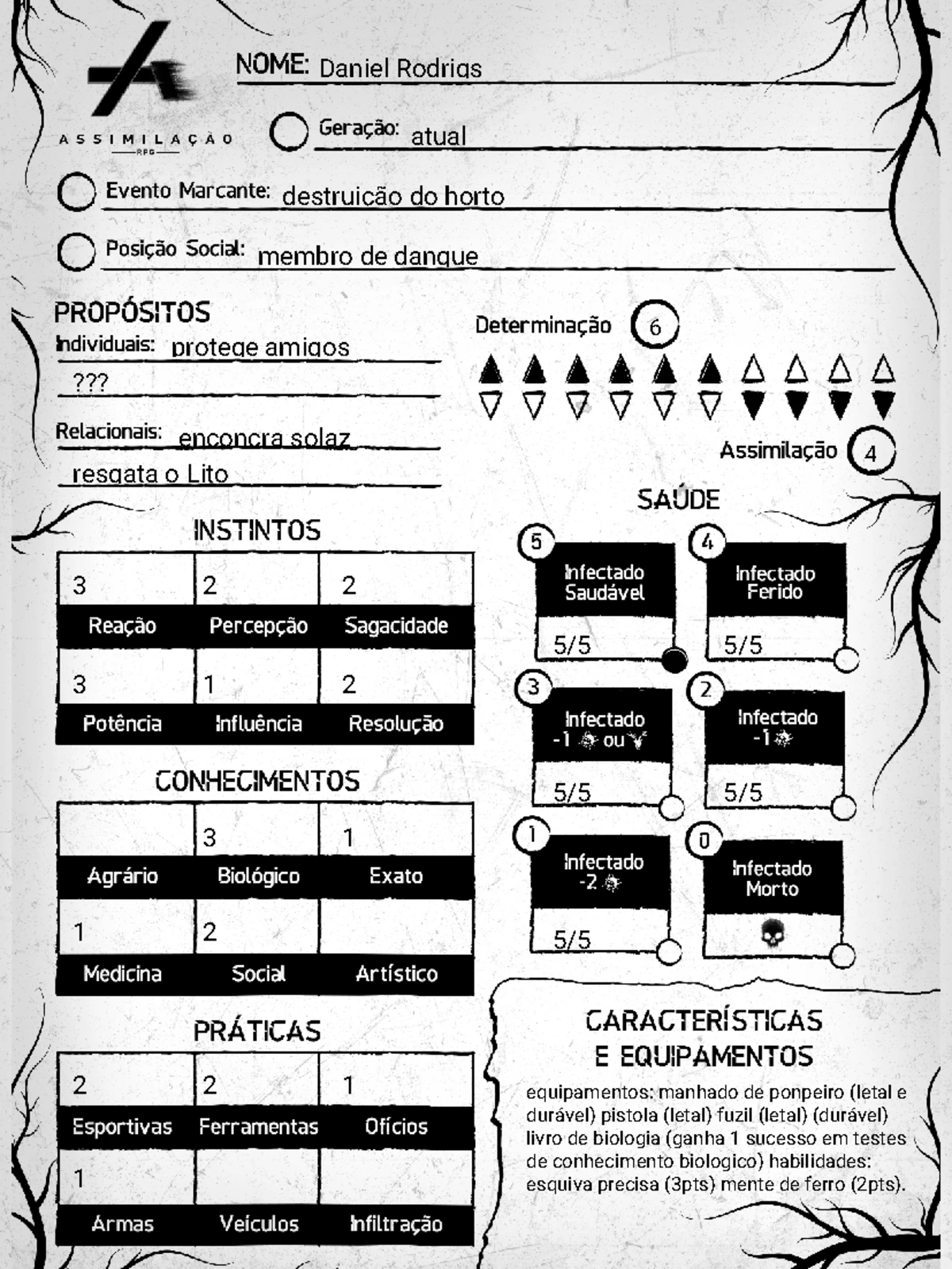Character Sheet: Daniel - Level 7 Wizard (Lawful Good) - Studocu