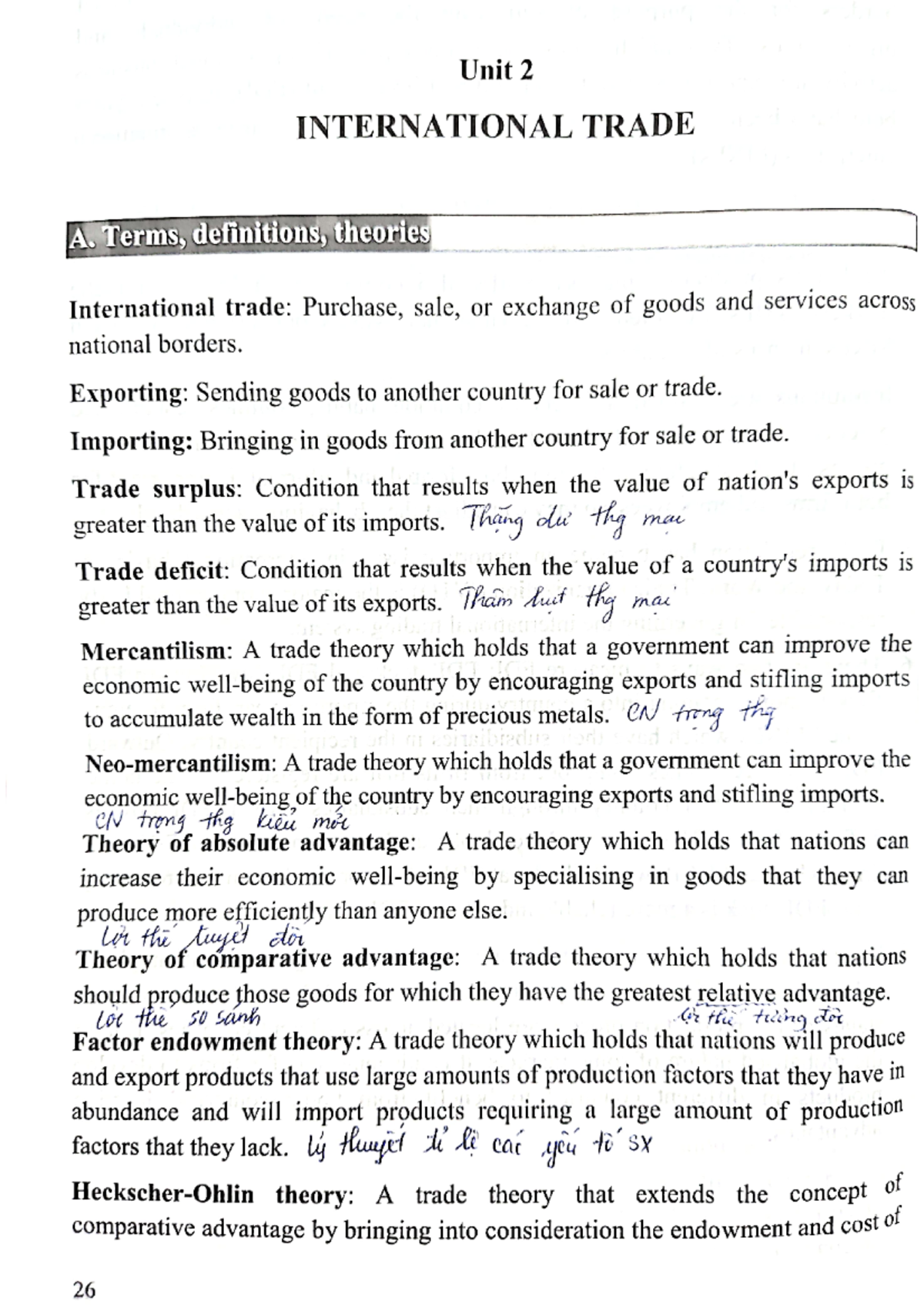Unit 235689 - International Trade Overview & Key Concepts - Studocu