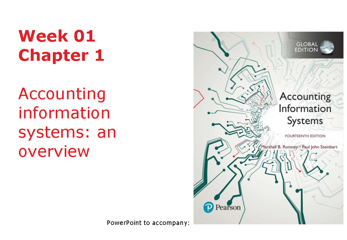 1 - Lecture notes 1 - PowerPoint to accompany: Week 01 Chapter 1 ...
