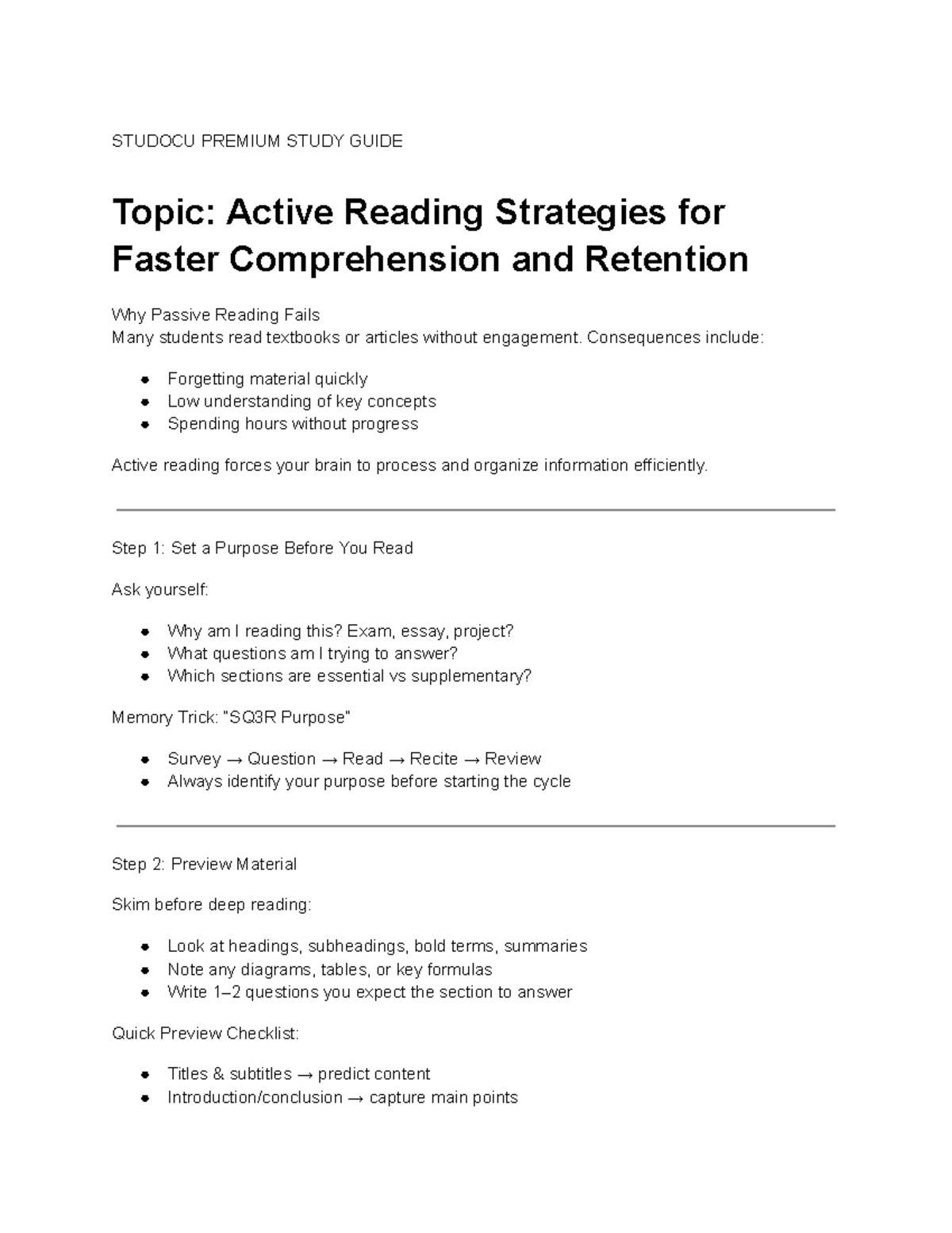 Active Reading Strategies: Enhance Comprehension & Retention Guide ...