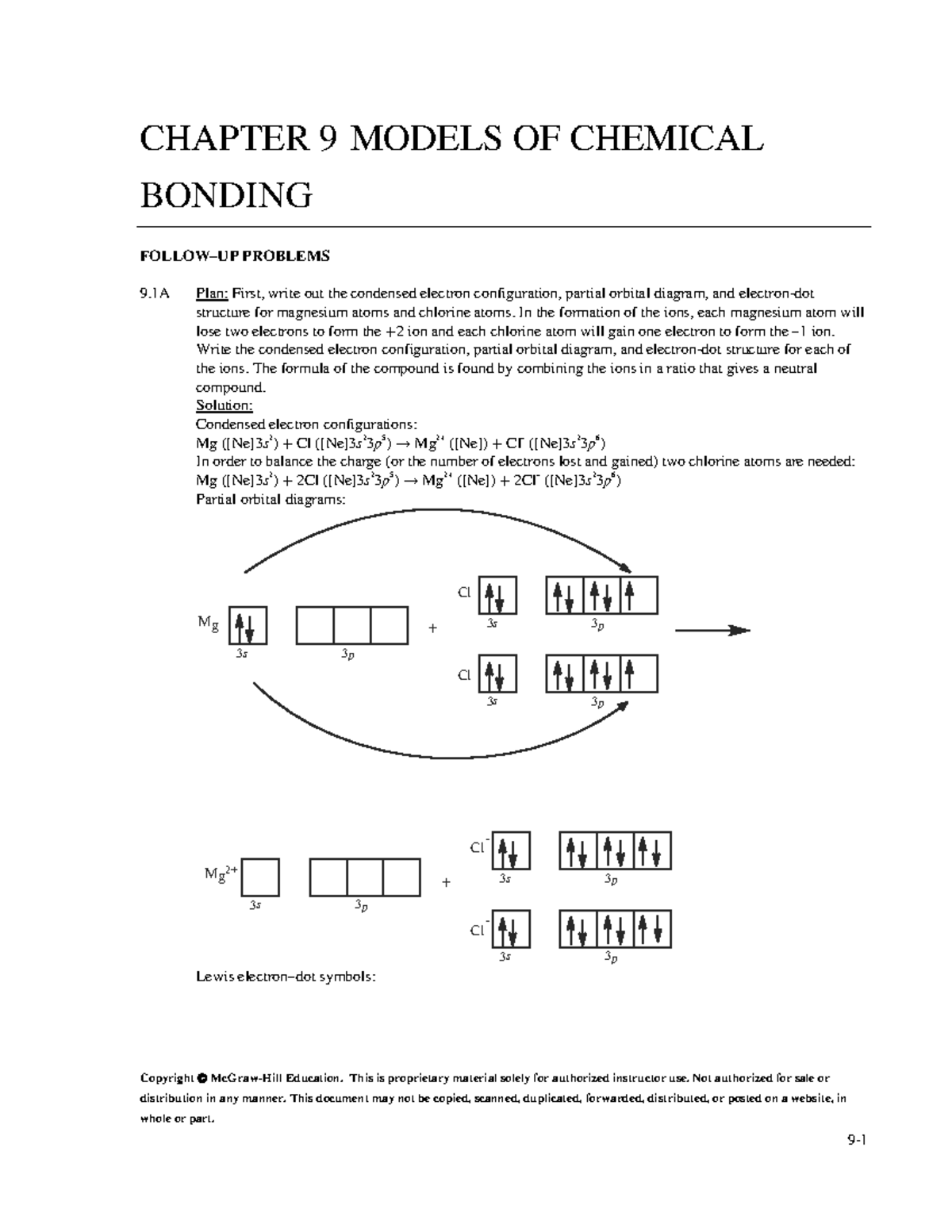 09 Silberberg 8e ISM: Chapter 9 - Models of Chemical Bonding - Studocu
