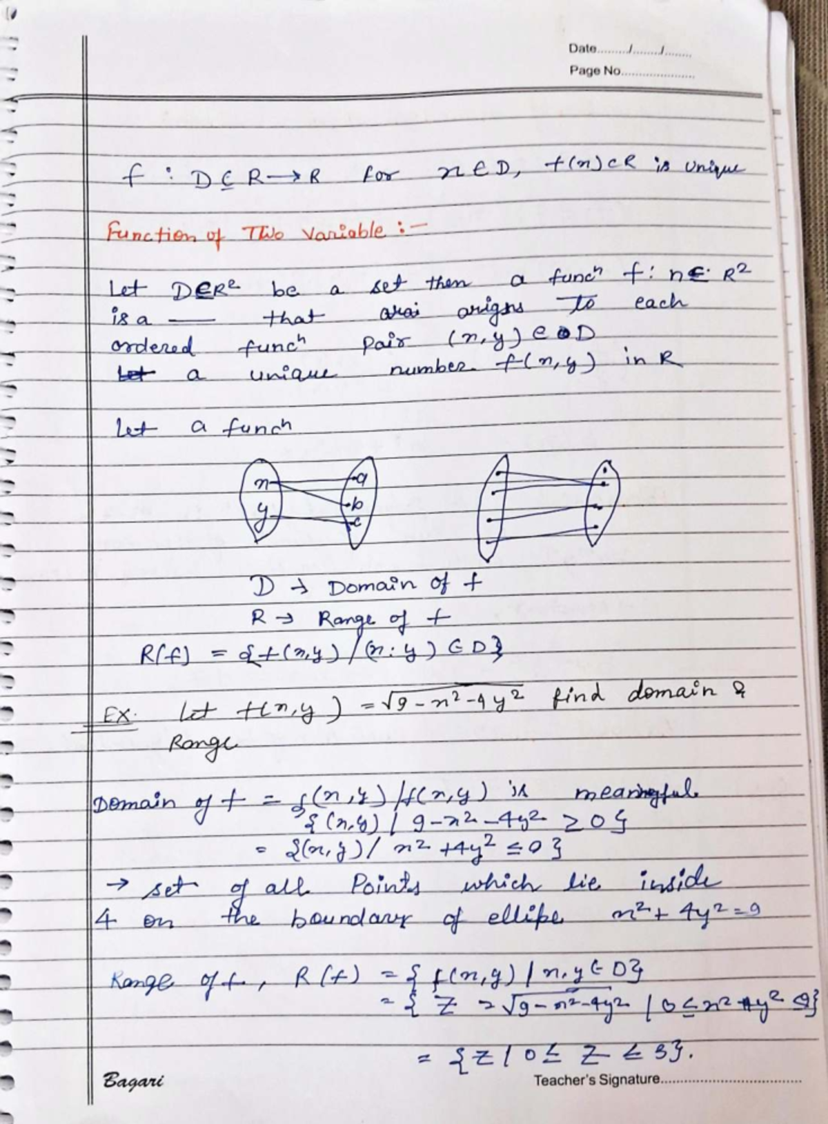 DCR 203: Algebra of Functions of Two Variables - Lecture Notes - Studocu