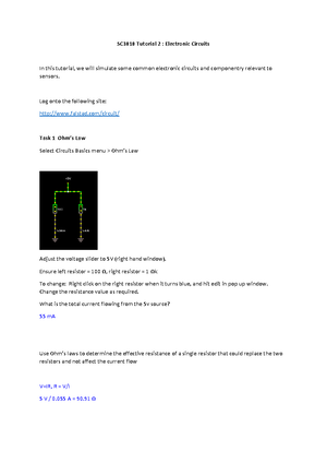 SC3010 Prac 2 results - Practical 2. Salinity Sensor Appendix Table I ...