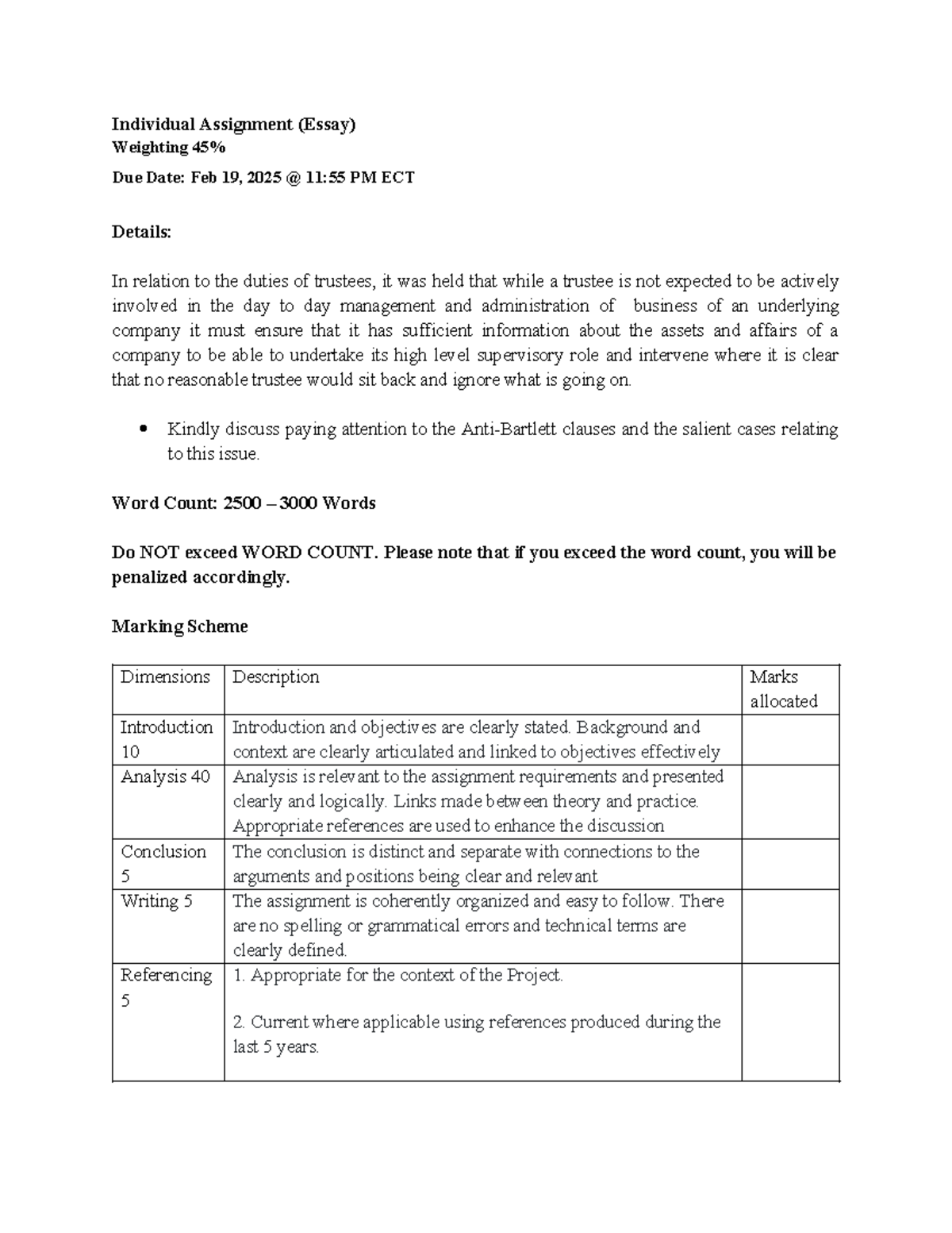 LAW1912 Individual Assignment 1 - Individual Assignment (Essay ...