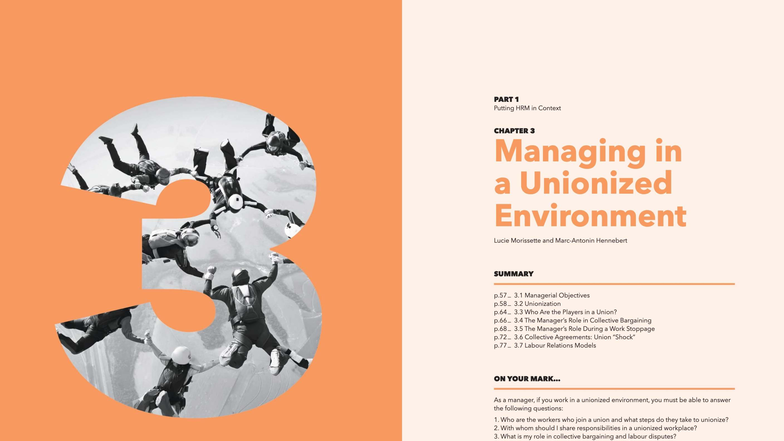 HRM 101: Chapter 3 - Managing in a Unionized Environment Summary - Studocu