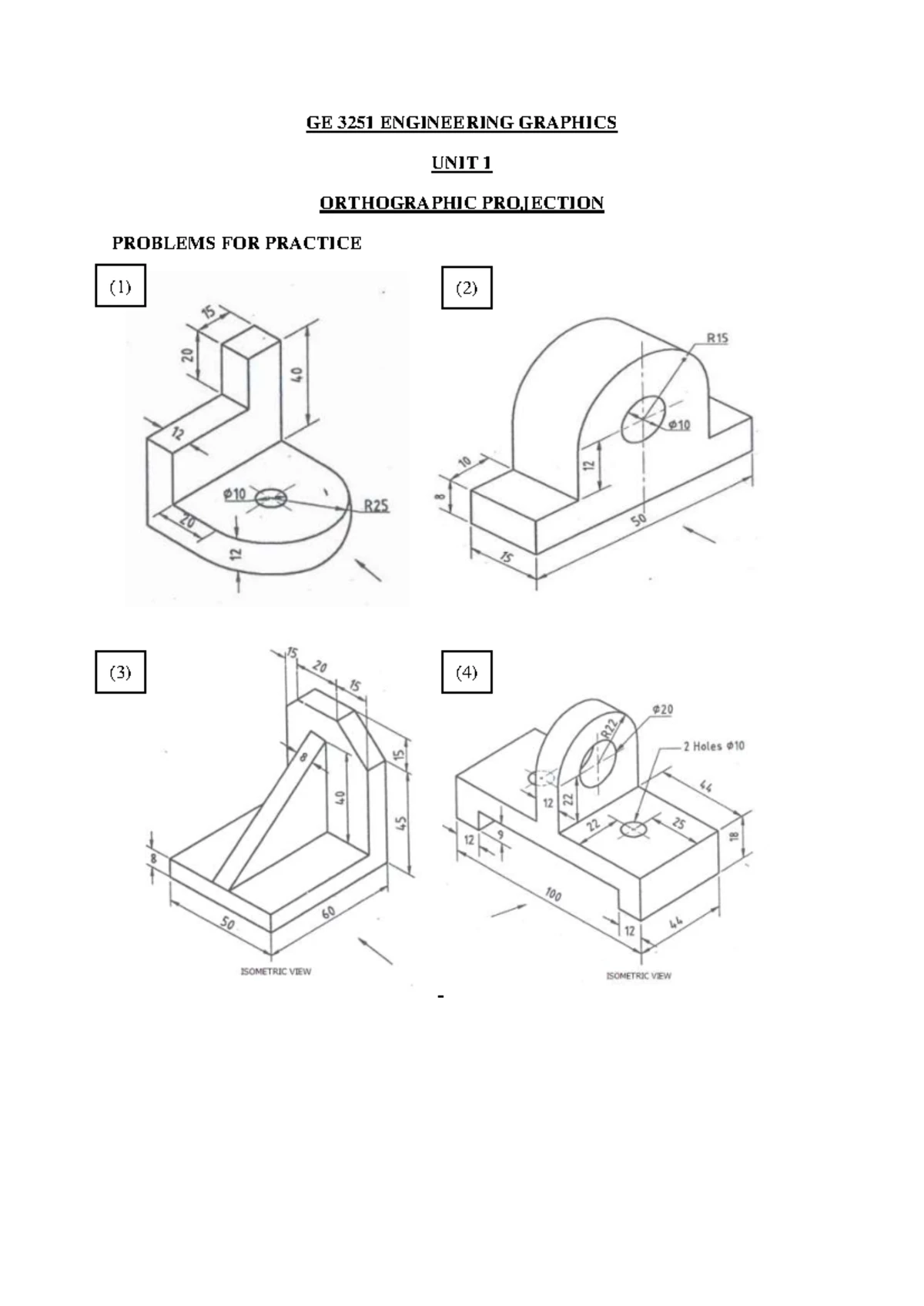 GE3251 Engineering Graphics Course Overview and Key Concepts - Studocu