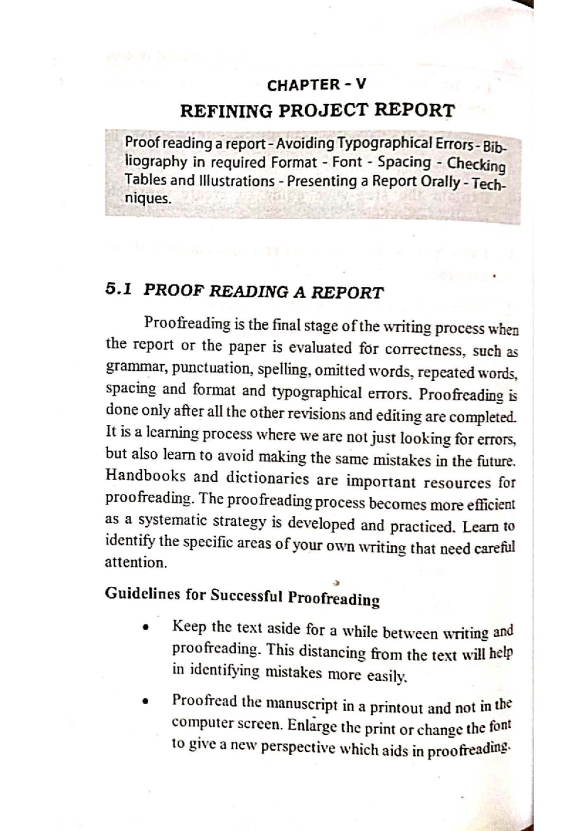 CHAPTER IV: STRUCTURING PROJECT REPORT (PART II) - LITERATURE REVIEW ...