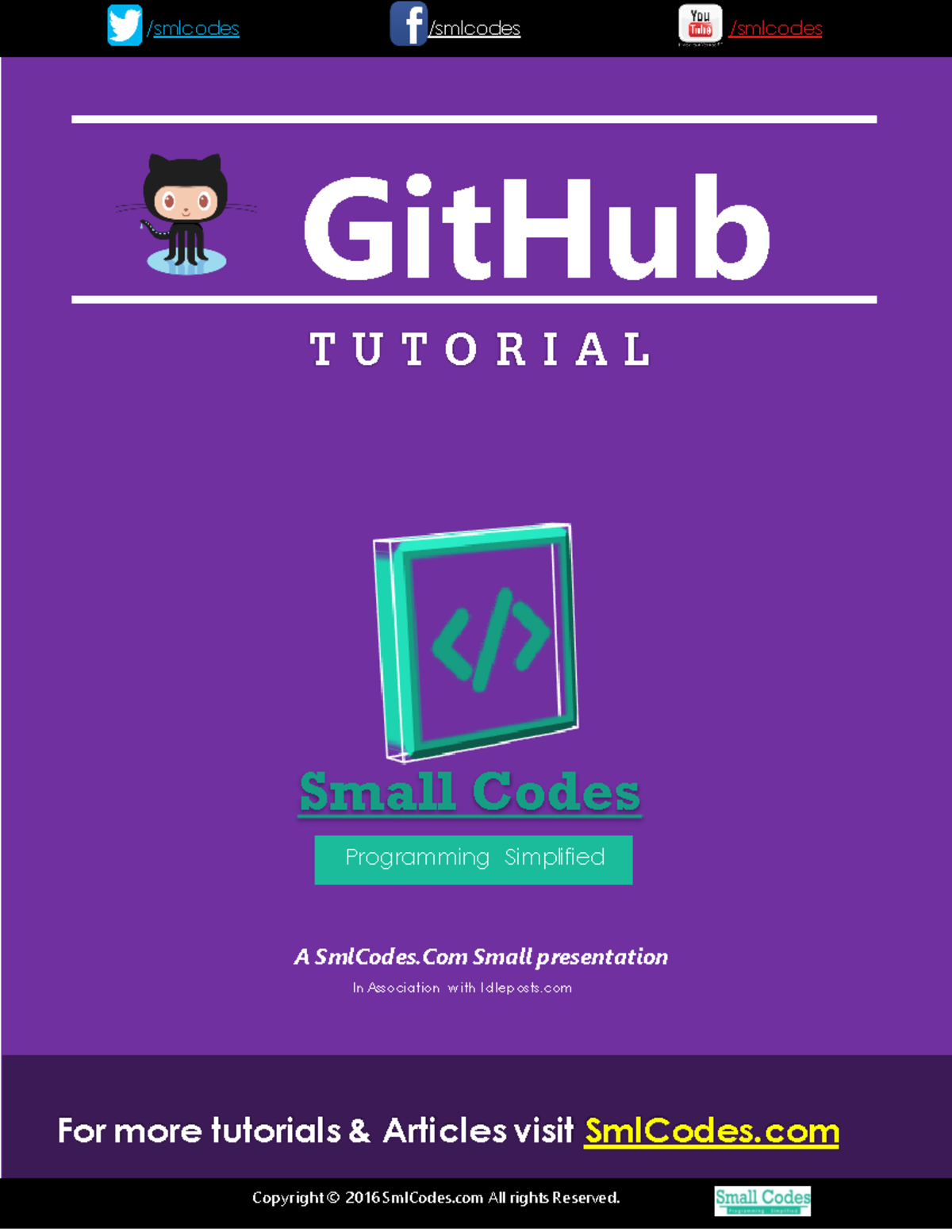 Github-Tutorial-PDF - 1 | P A G E A SmlCodes Small presentation In ...