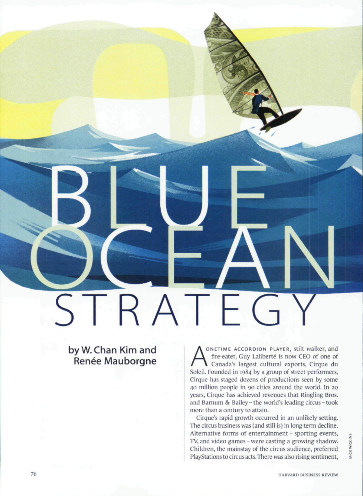 Blue Ocean Strategy: Insights from Cirque du Soleil's Success - Studocu