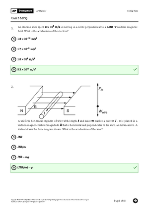 Advanced Placement - AP Physics 2: Algebra-Based - Studocu