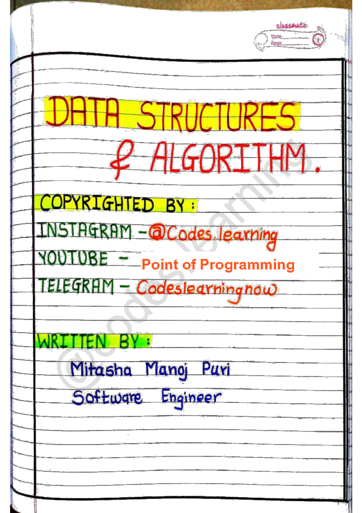 DATA STRUCTURES & ALGORITHMS: Comprehensive Study Guide - Studocu