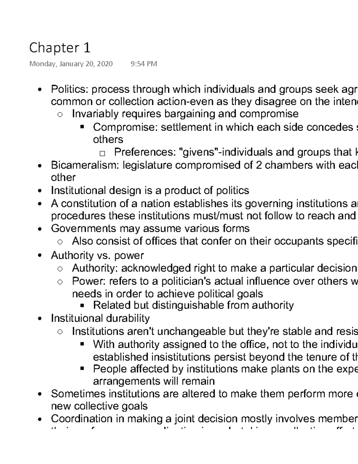 Logic of American Politics Chapter 1 - Warning: TT: undefined function ...