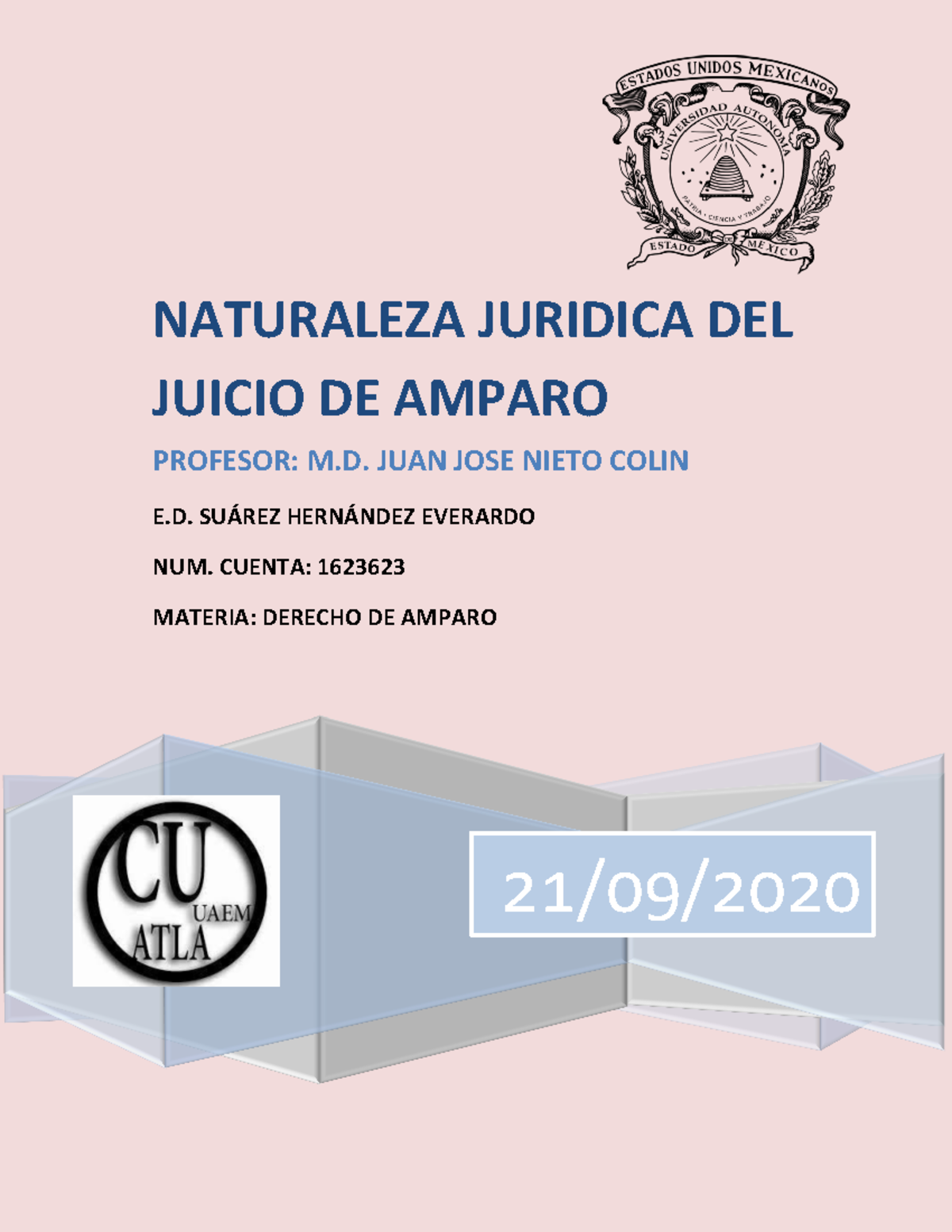 Naturaleza Jurídica del Juicio de Amparo (DERECHO DE AMPARO) - Studocu