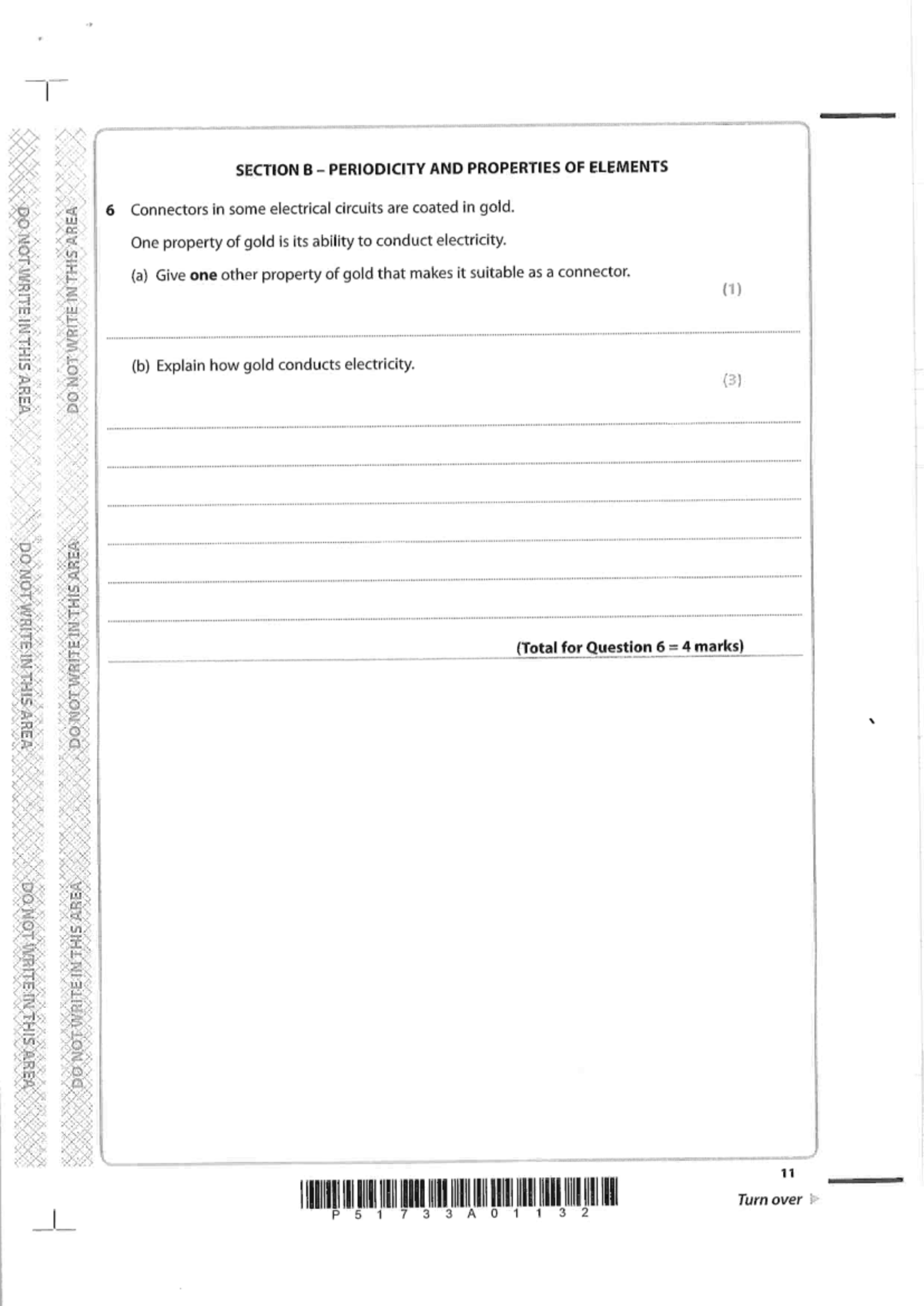 BTEC Applied Science Unit 1 Chemistry Past Paper - June 2018 Edition ...