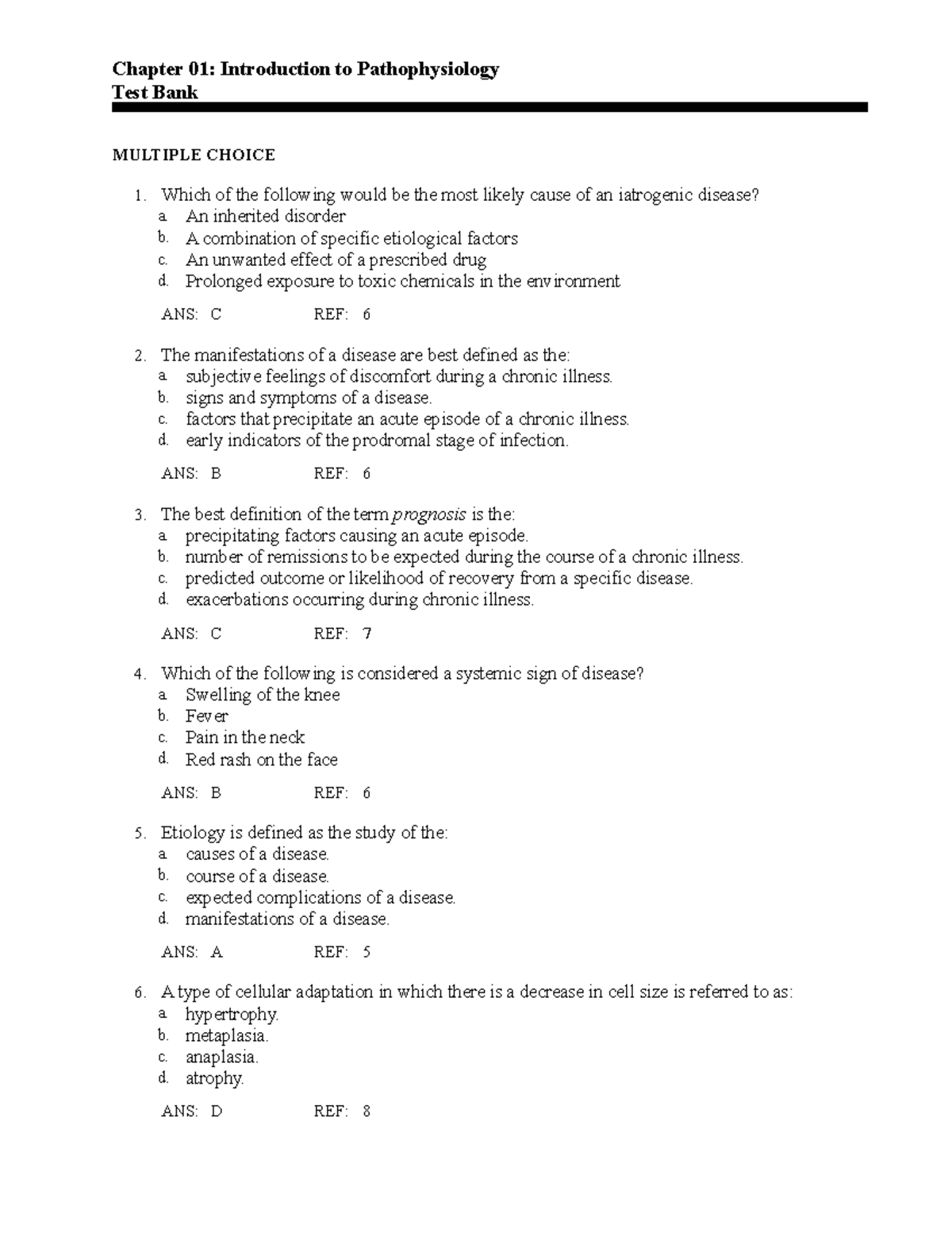 MIDTERM 07 2019, questions and answers - Chapter 01: Introduction to ...