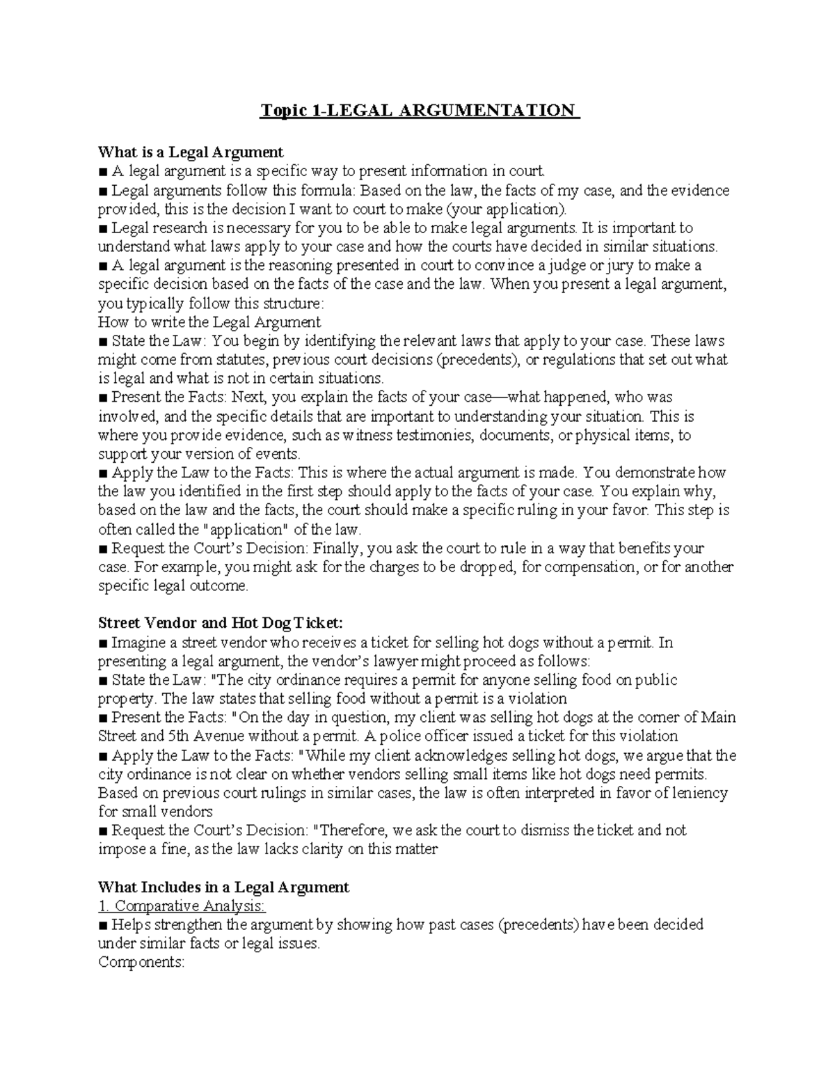 Legal reasoning and logic: Understanding legal arguments and their ...