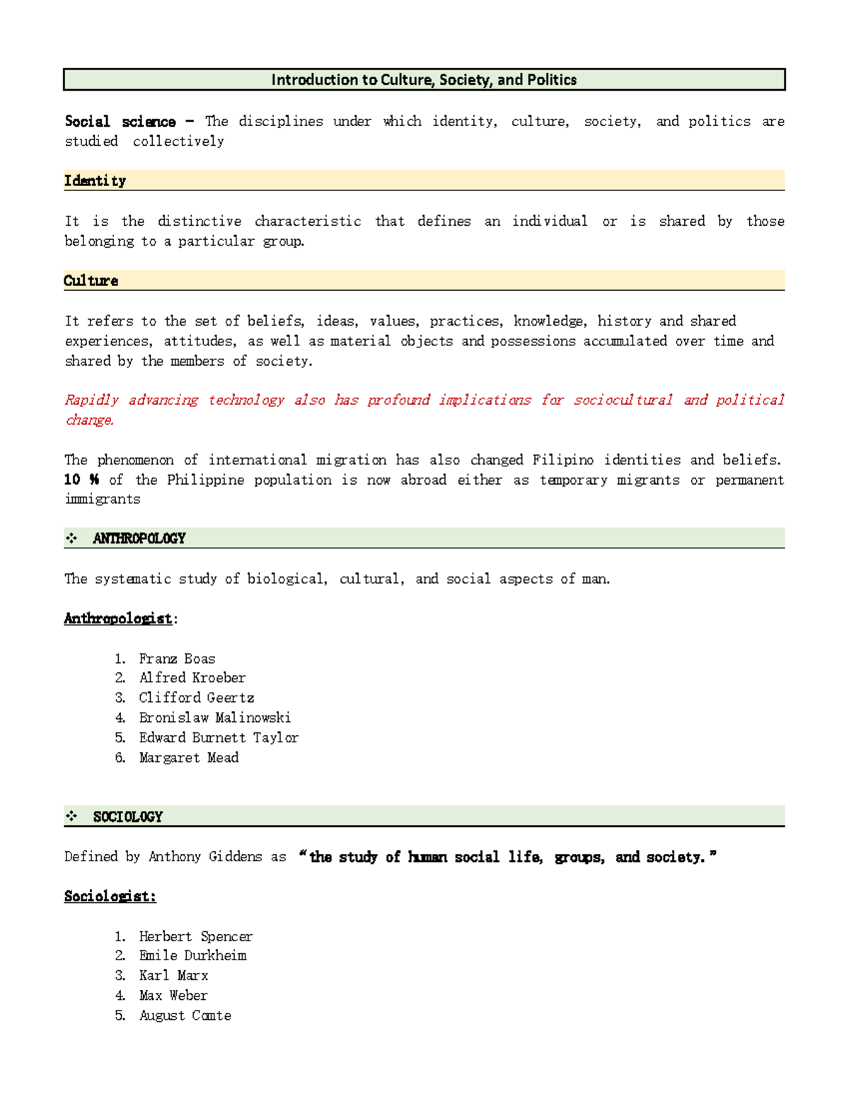 Reviewer in UCSP - understanding culture society and politics - Studocu
