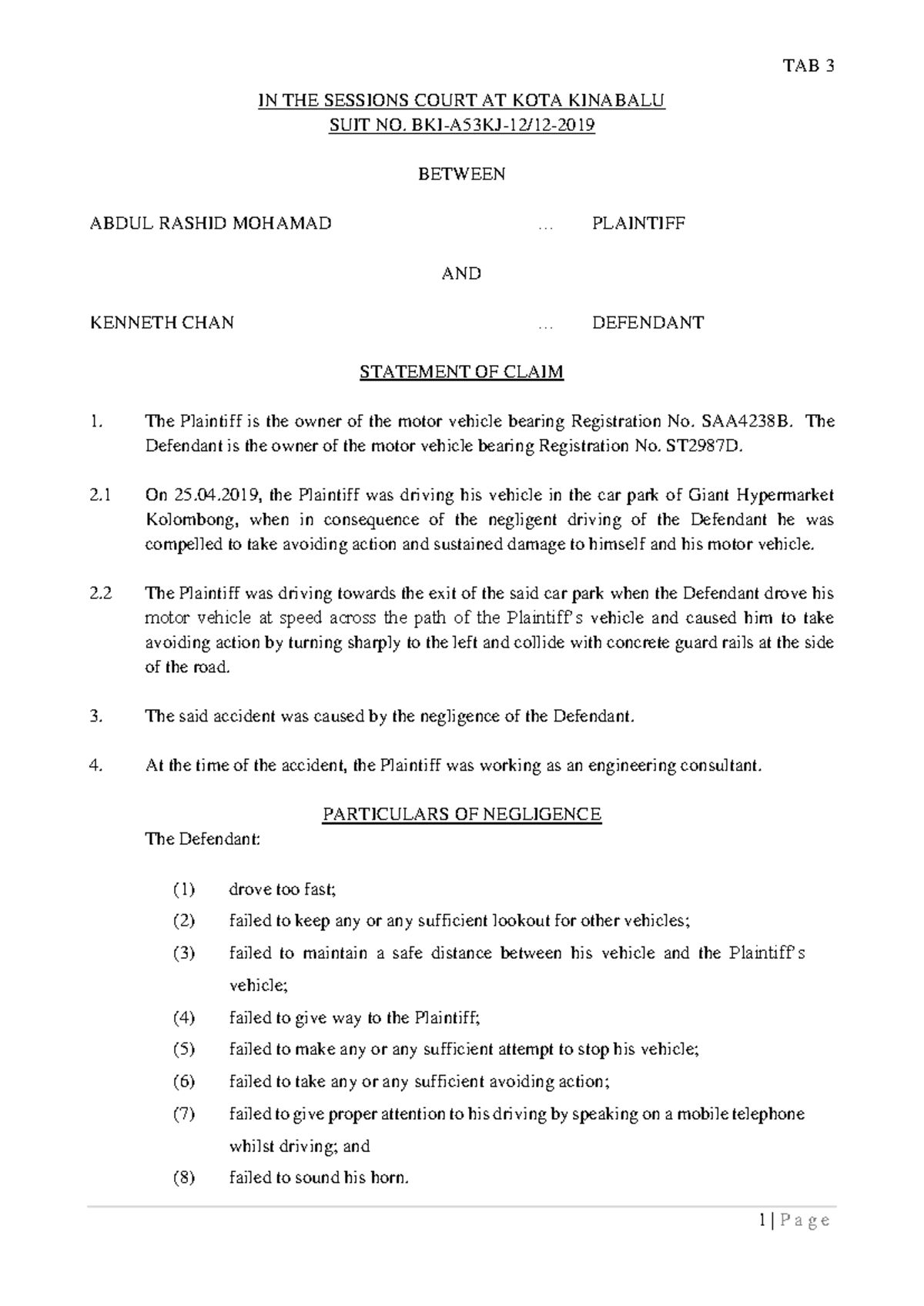Court Case Documentation and Interview Notes - BKI-A53KJ-19 - Studocu