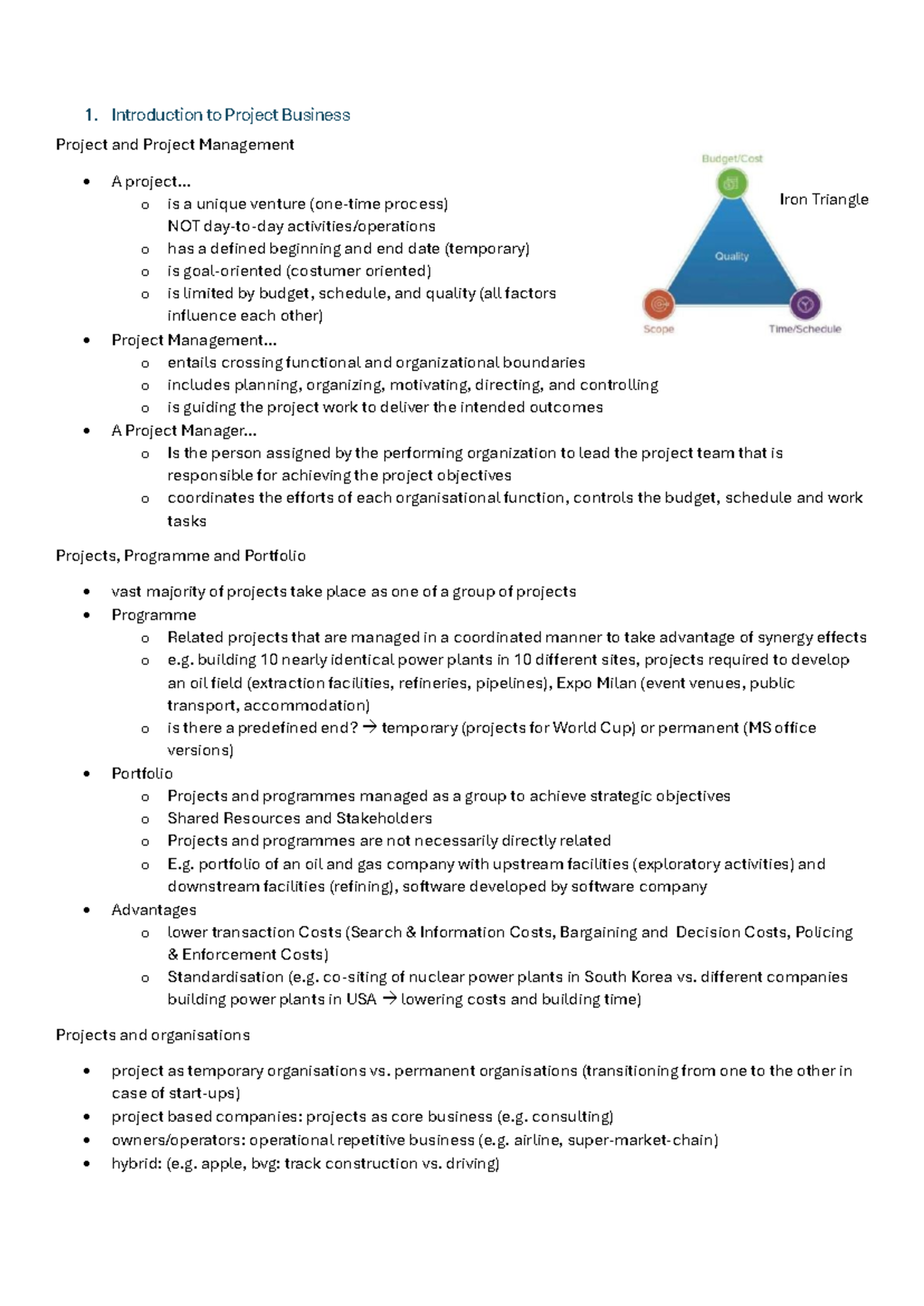 Project Management Overview: Key Concepts and Stakeholder Analysis ...