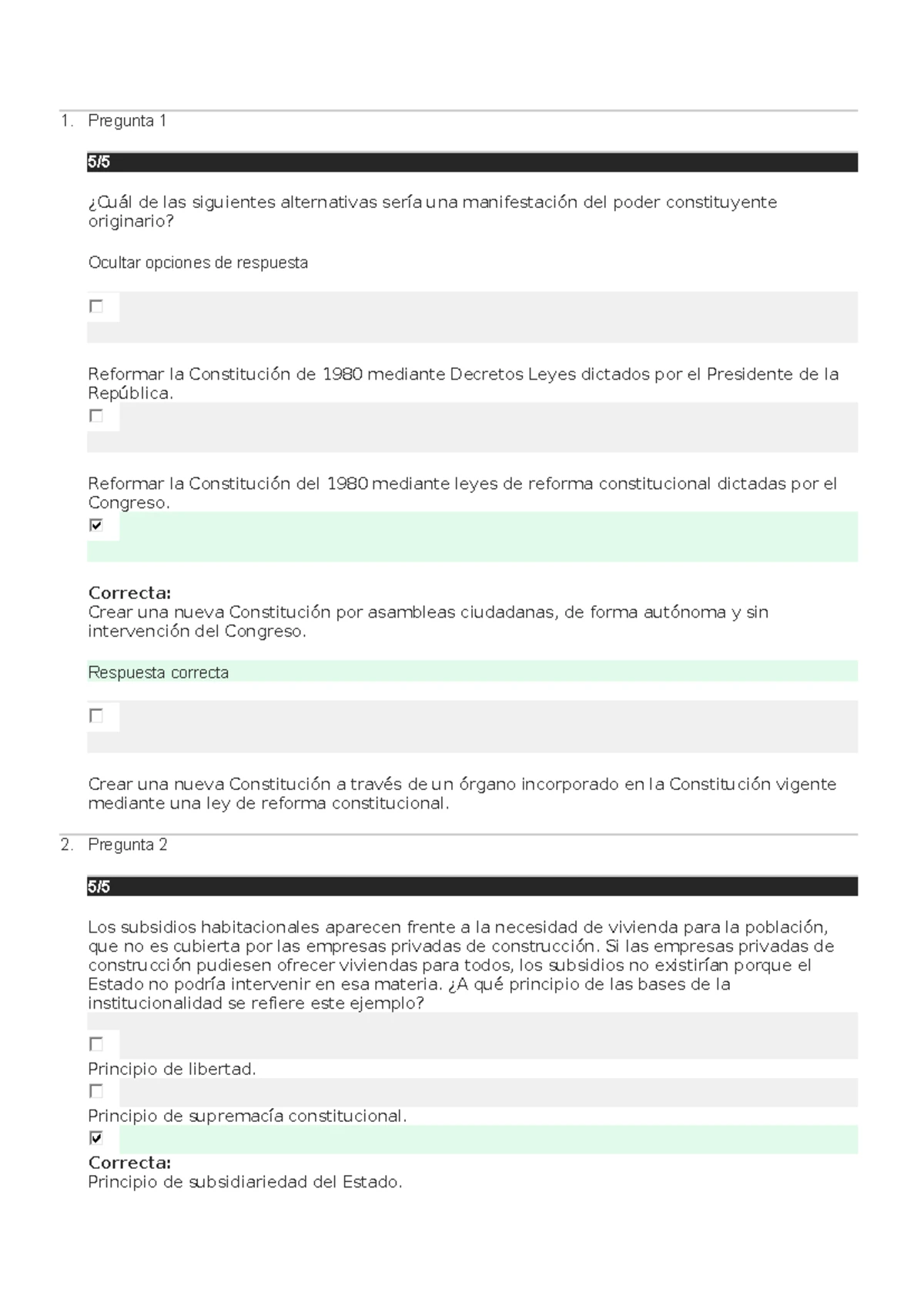Derecho Constitucional 2024: Preguntas y Respuestas Esenciales - Studocu