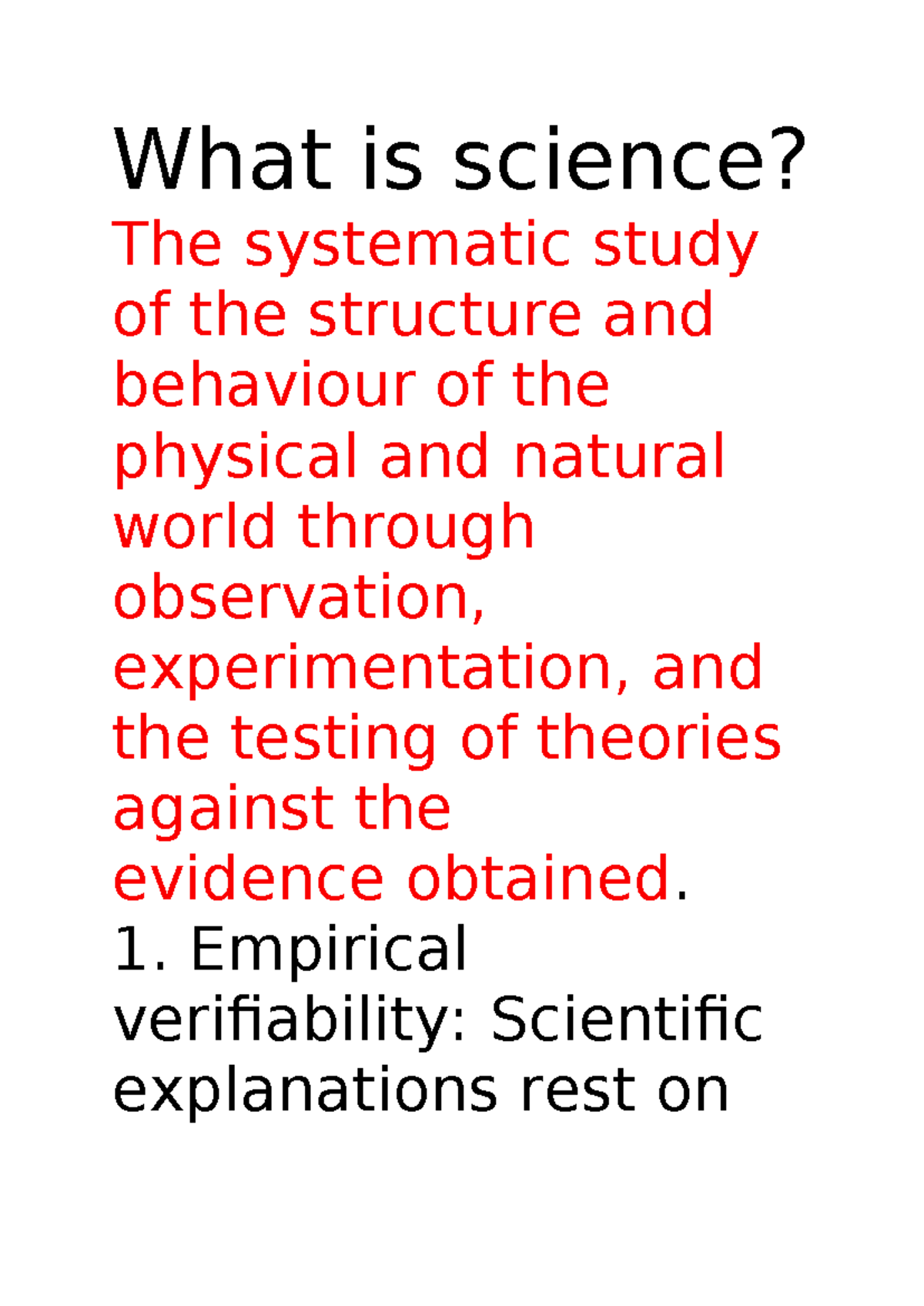 Understanding Science: Key Principles and Concepts - Studocu