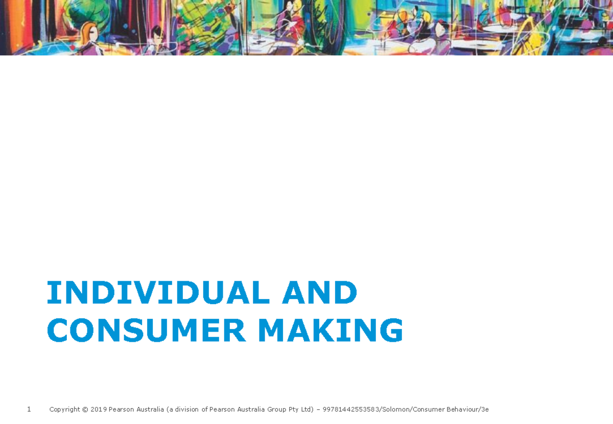 L2 Decision Making: Consumer Behavior Insights from Chapter 1 - Studocu