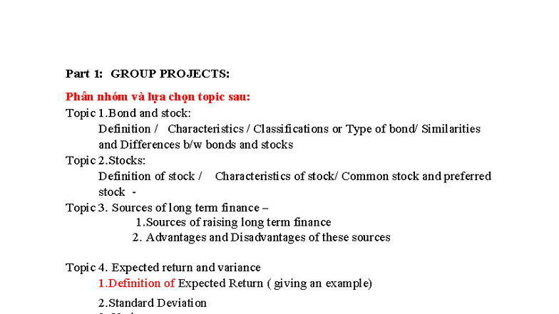 Group Projects - TCDN 2024: Topics & Submission Guidelines - Studocu