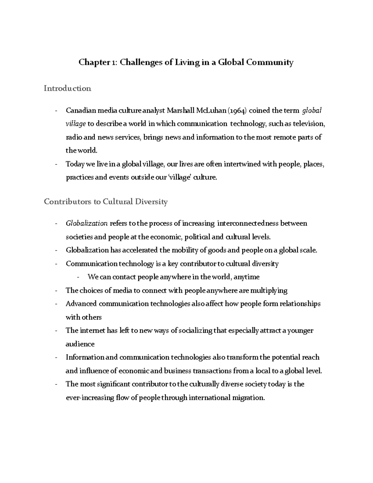 Intercultural Communication (ICM101) Exam 1 Study Guide - Studocu