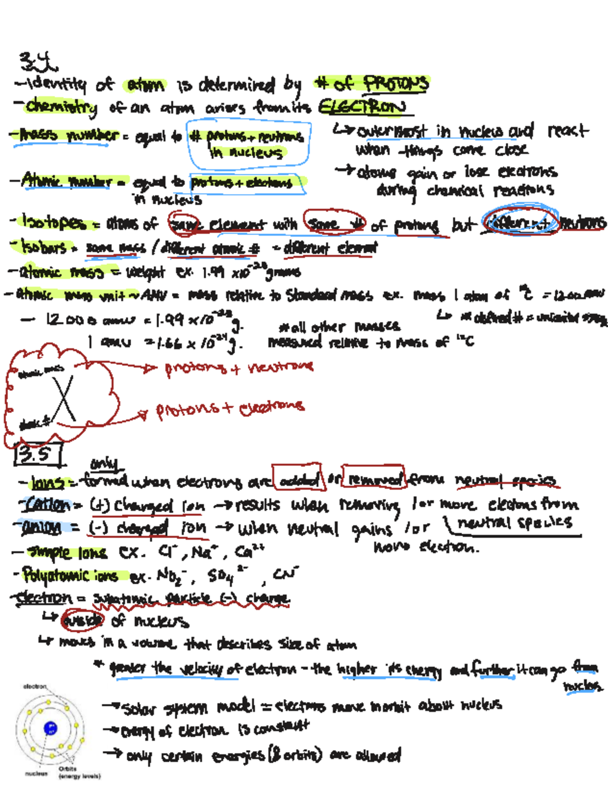 Chem 110 Part 3 - Identity of Atoms and Isotopes Explained - Studocu