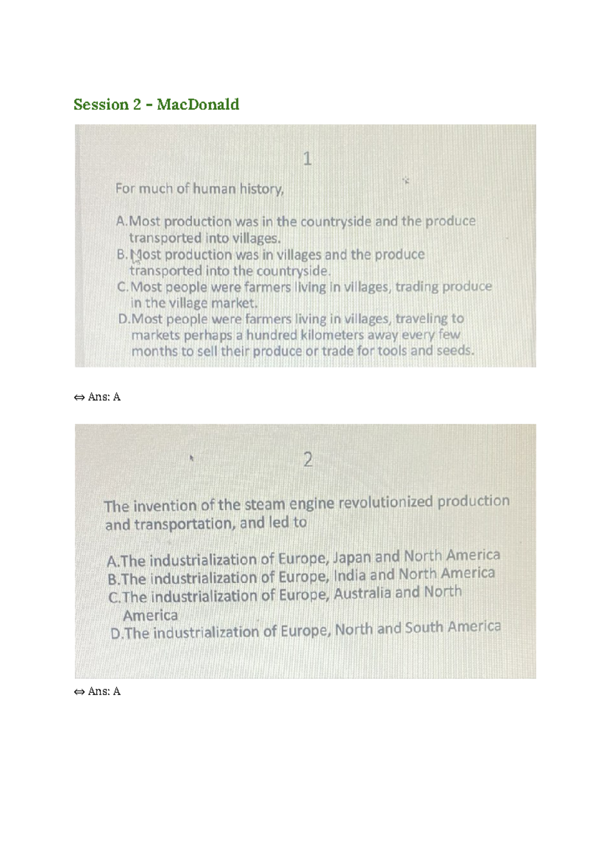 IB - Midterm Review - Prof Macdonald - International Business - Session ...